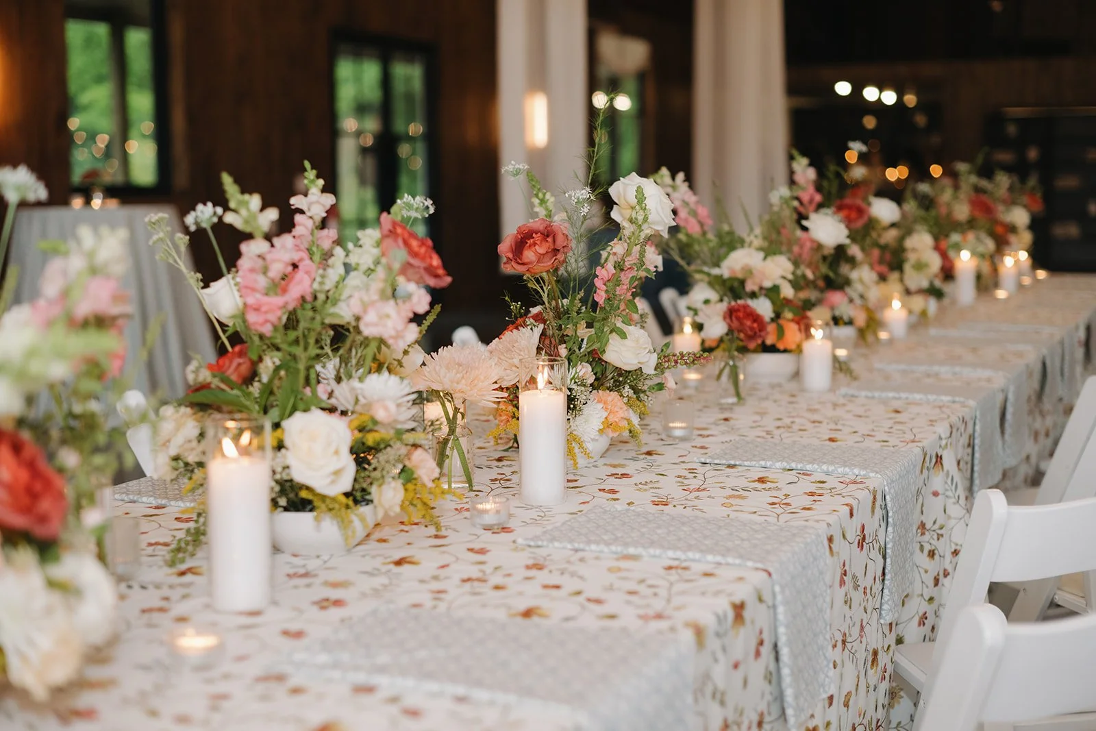 intimate candlelit dinner suenos casa jk nc wedding venue