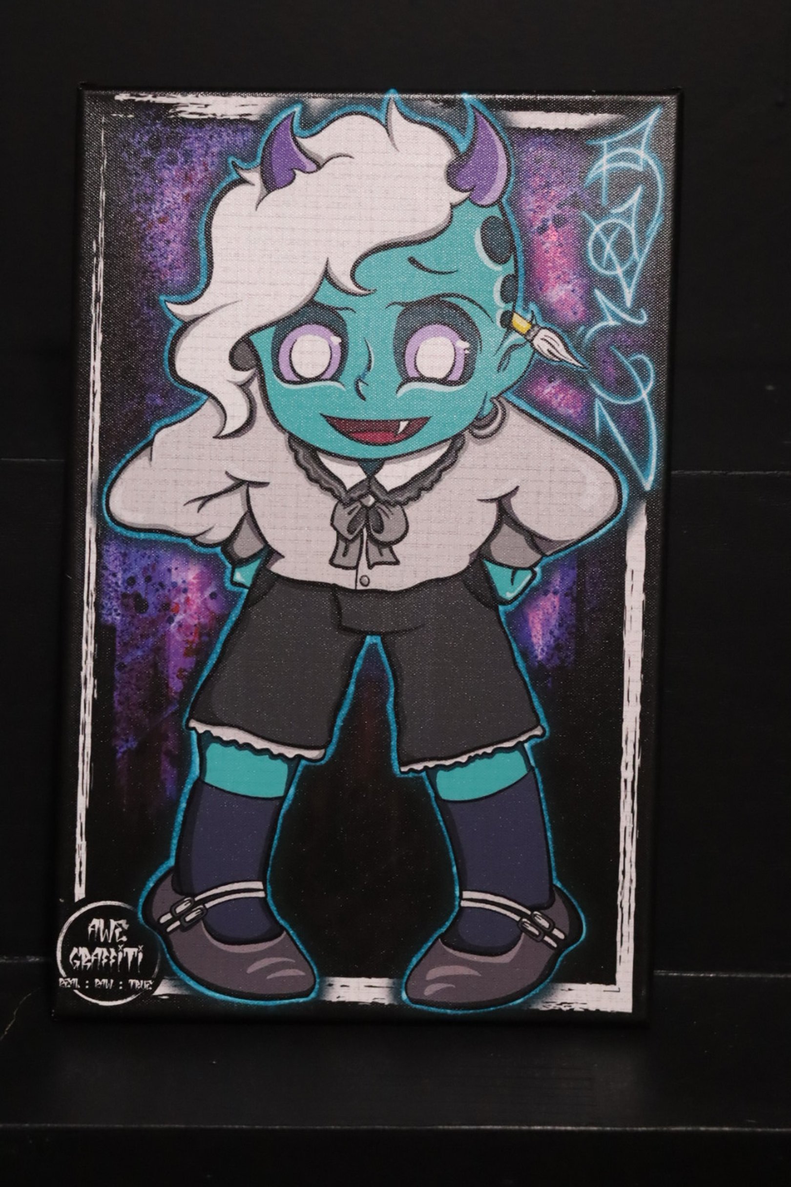 Lil Tagger (Raven) Canvas