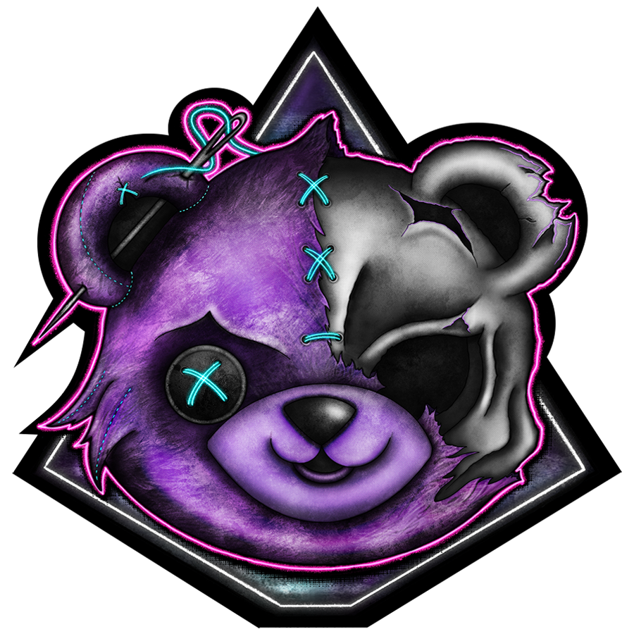 Shredded_Teddy Sticker 3x3.png