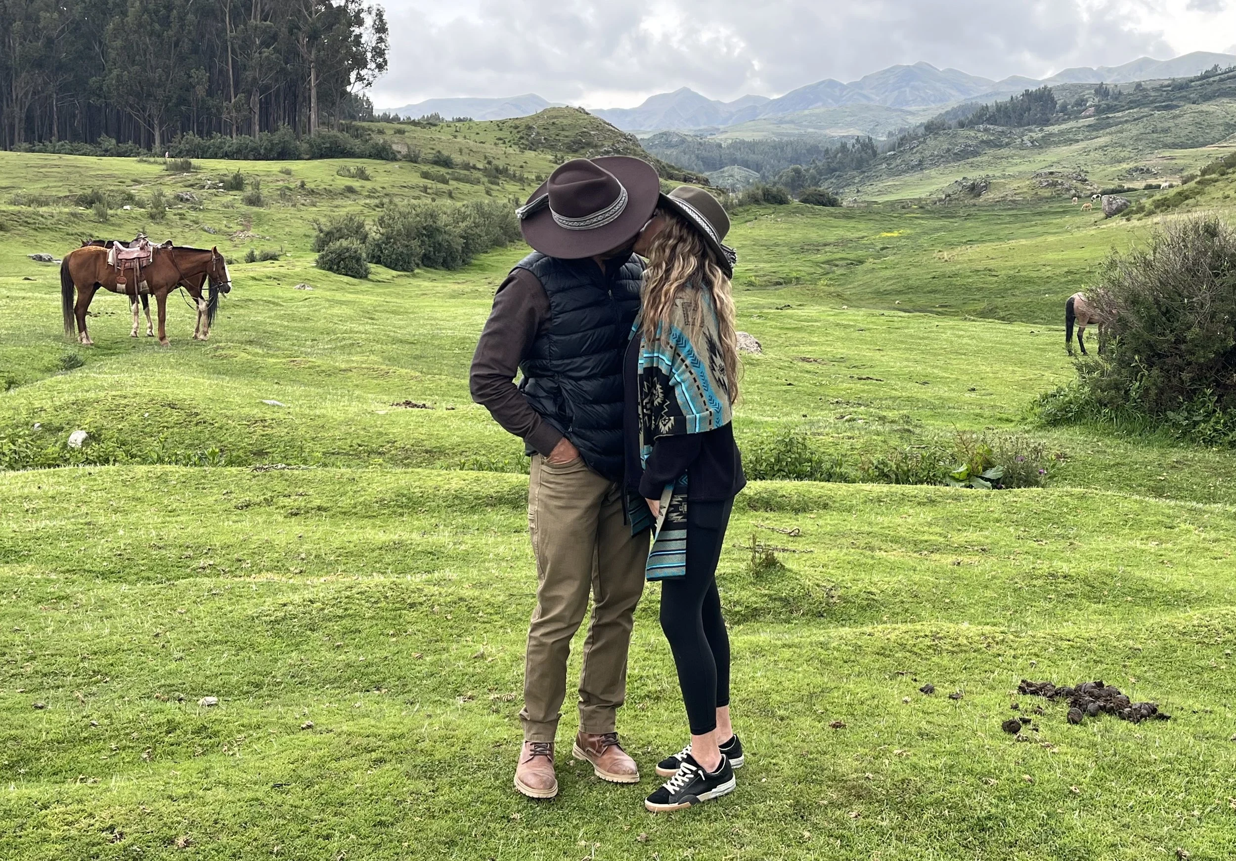 Eagle, Idaho realtor Rachel Postigo and her husband Juan in the mountains of Peru