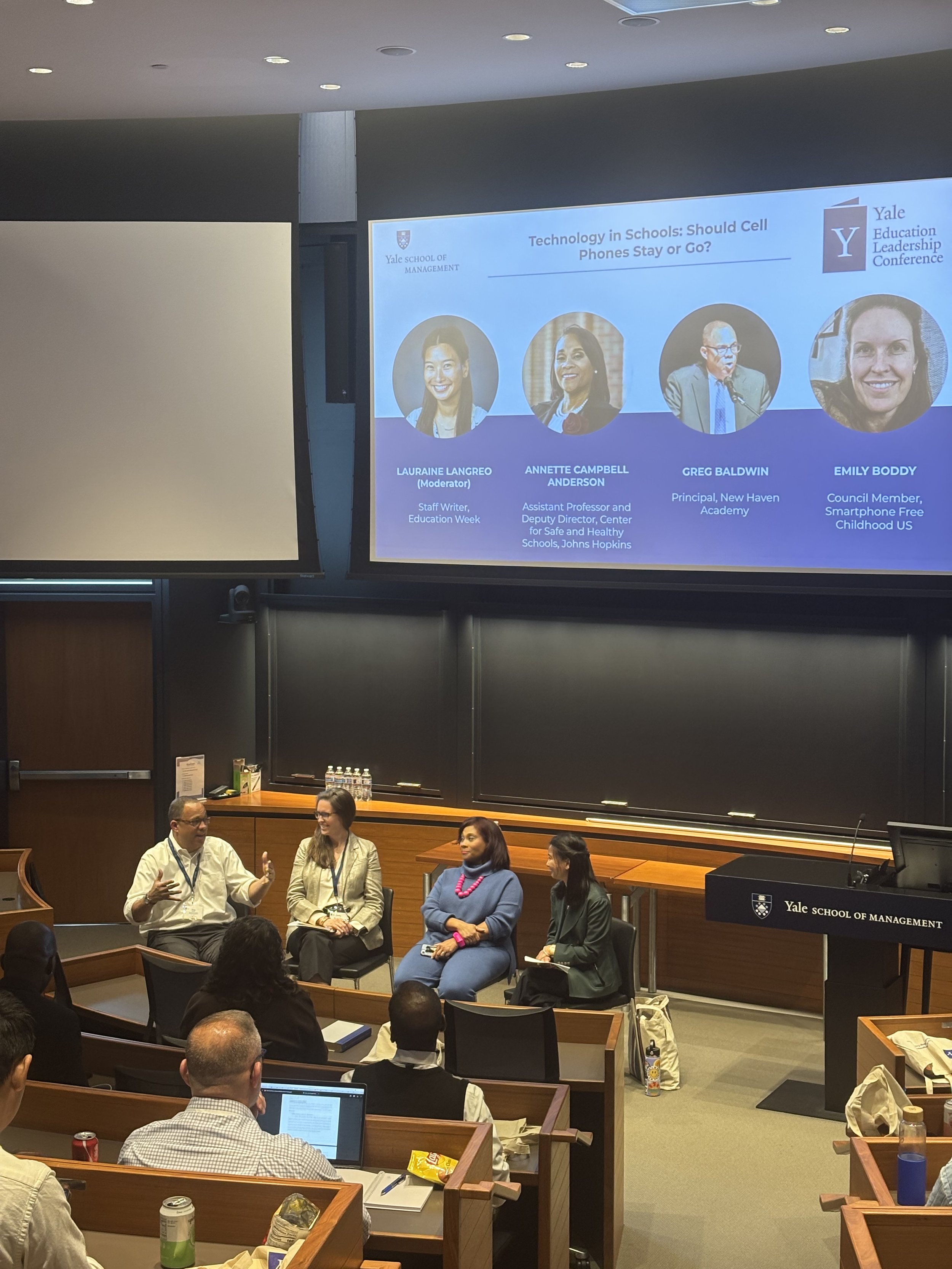 SFCxUS Invited to Speak About Phones in Schools at Yale Education Leadership Conference