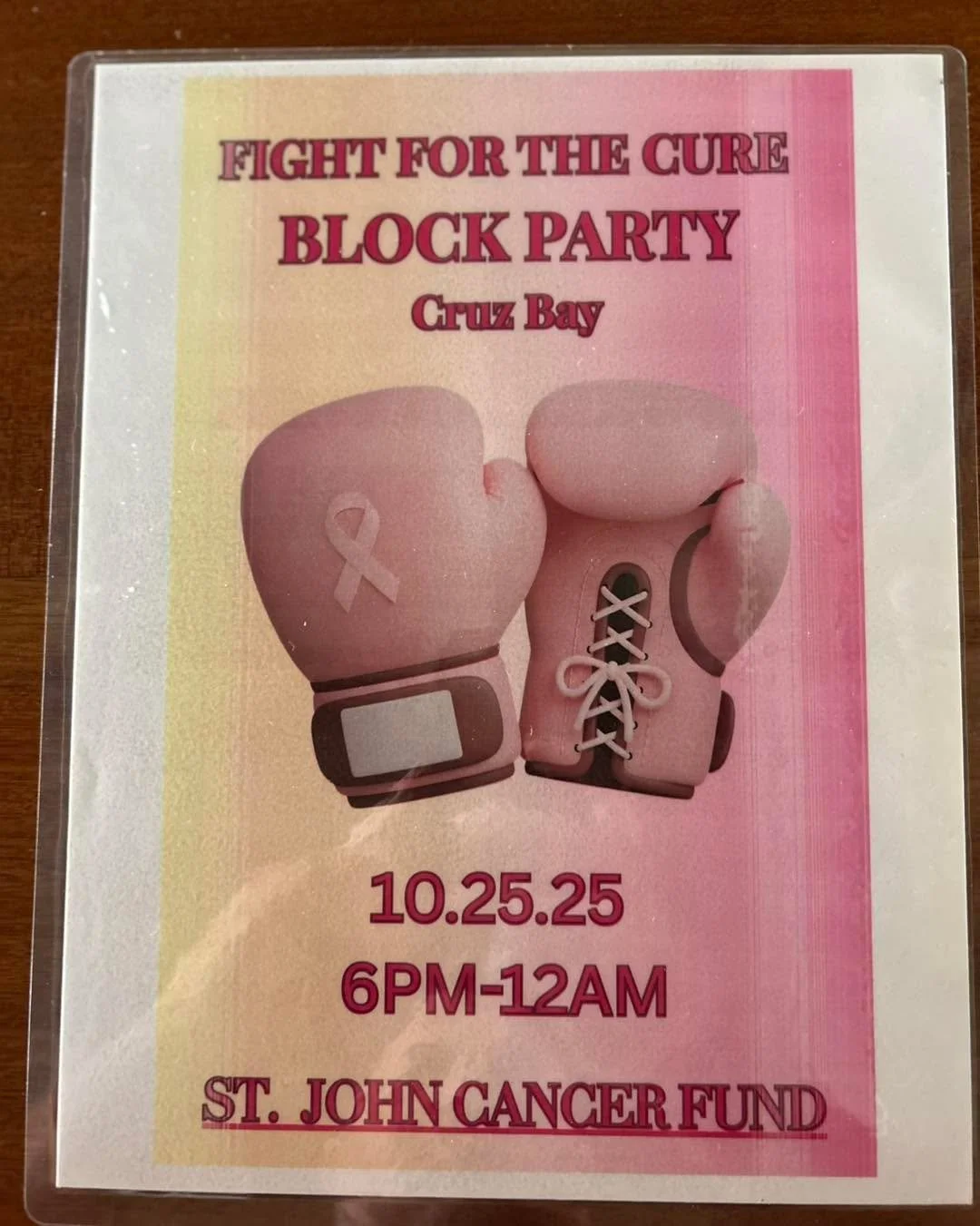 JOIN US FOR FIGHT NIGHT