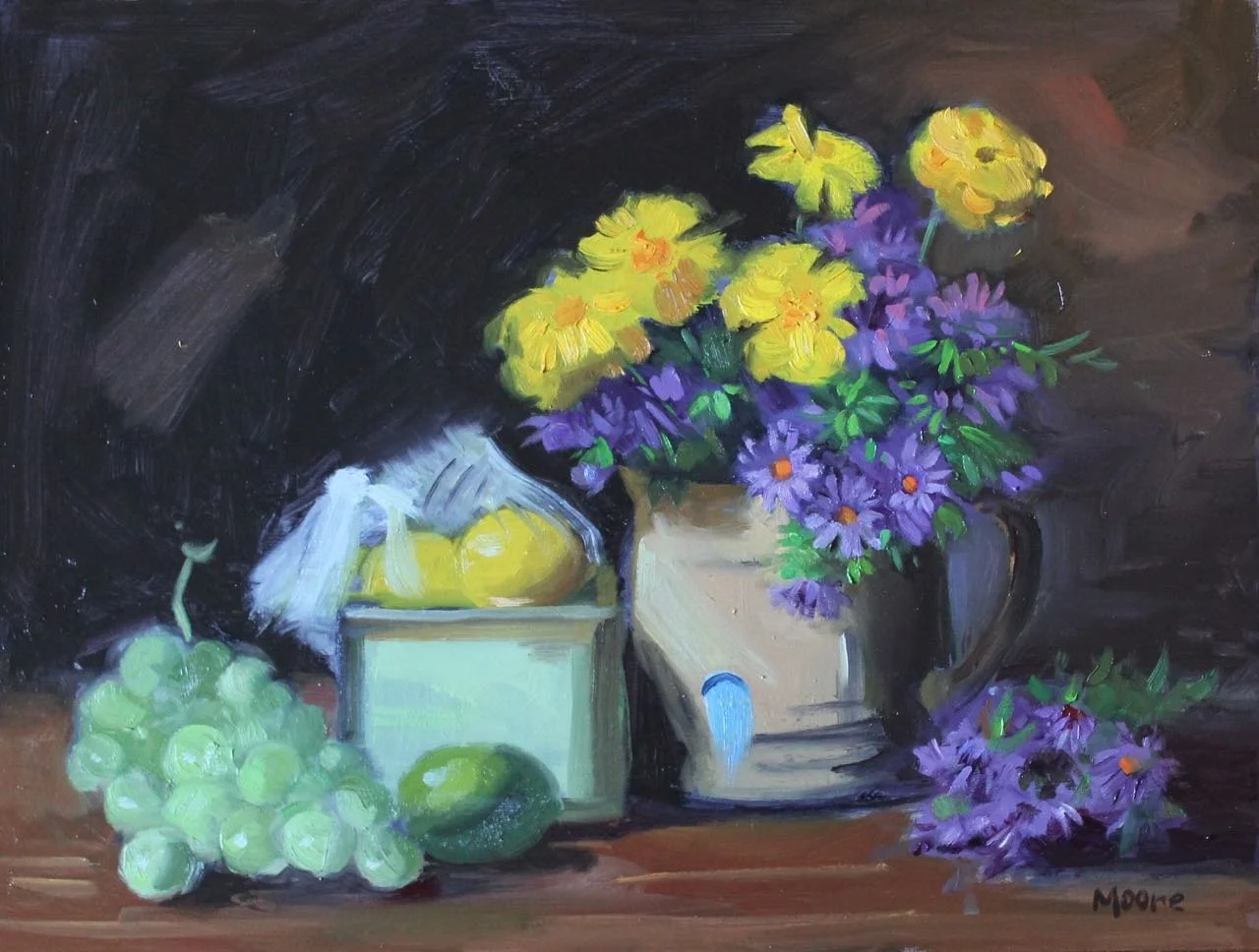 Aster and Merigold 12X16 Oil.jpg