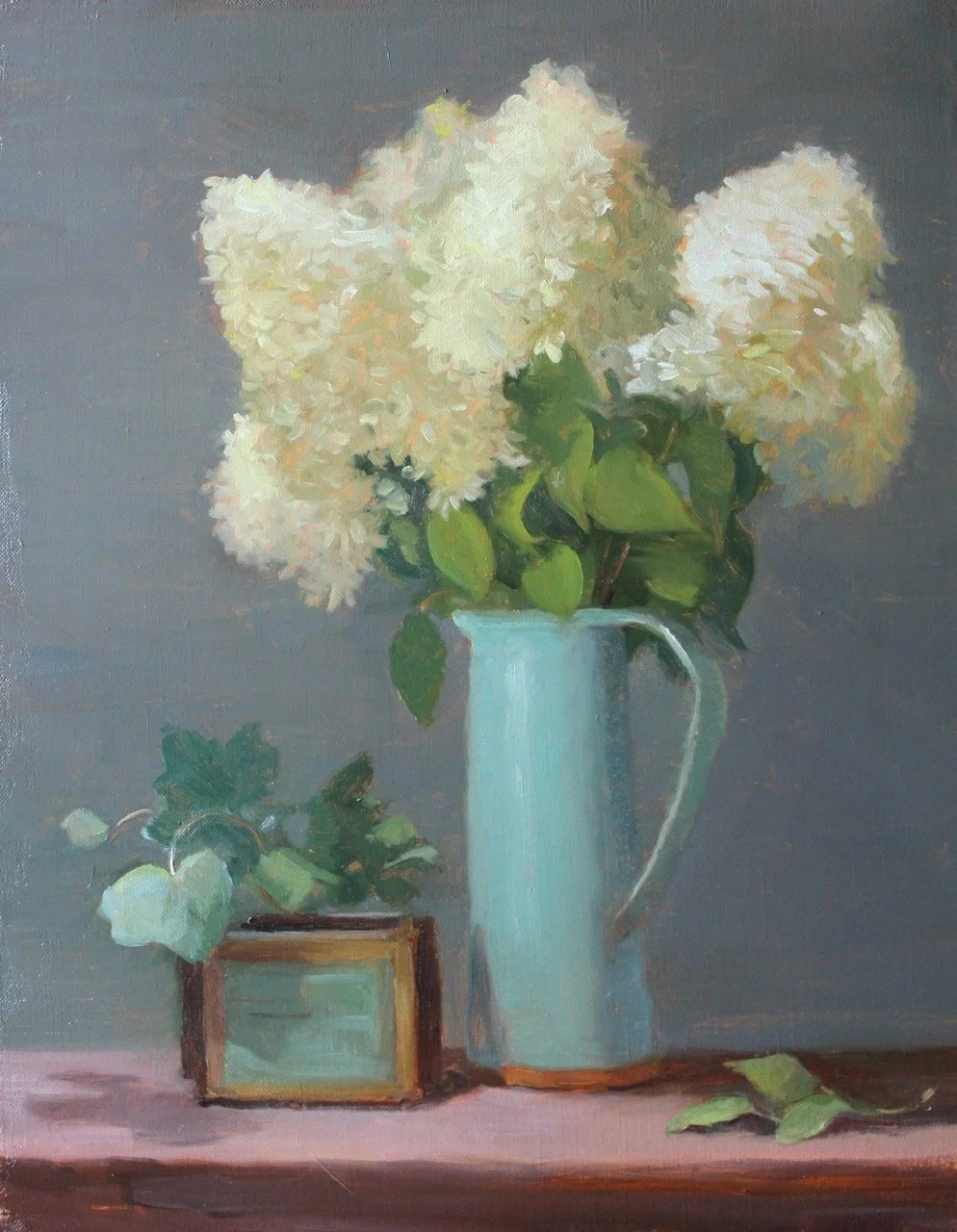 Lime Light Hydrangea 18X24 Oil.jpg