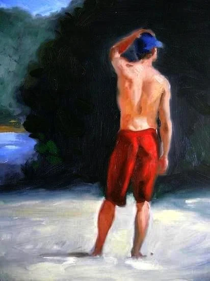 Blue Hat 11X14 Oil.jpg