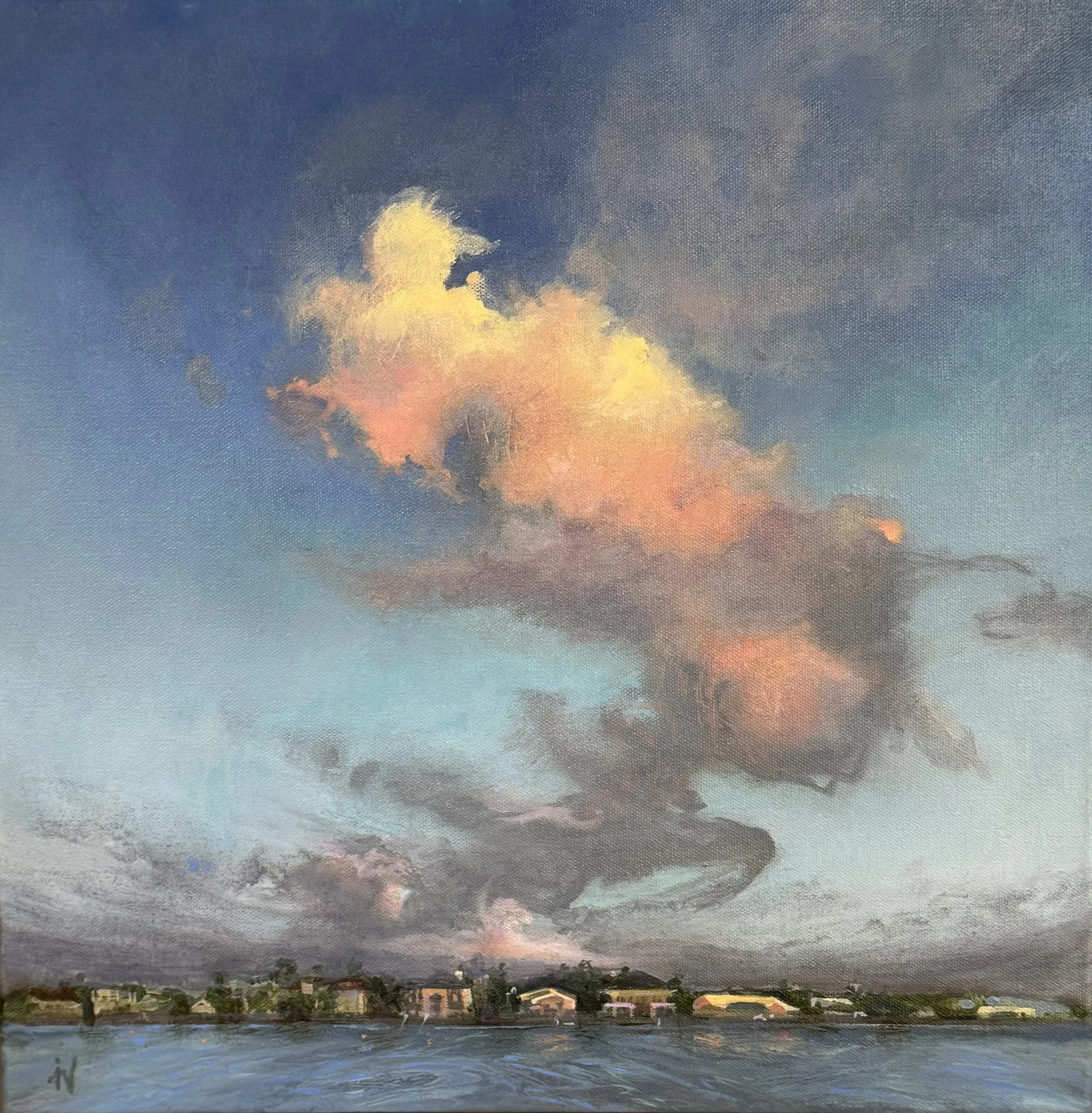 Hypoluxo Skyscraper 18x 18 oil on canvas_gallery wrap.jpg