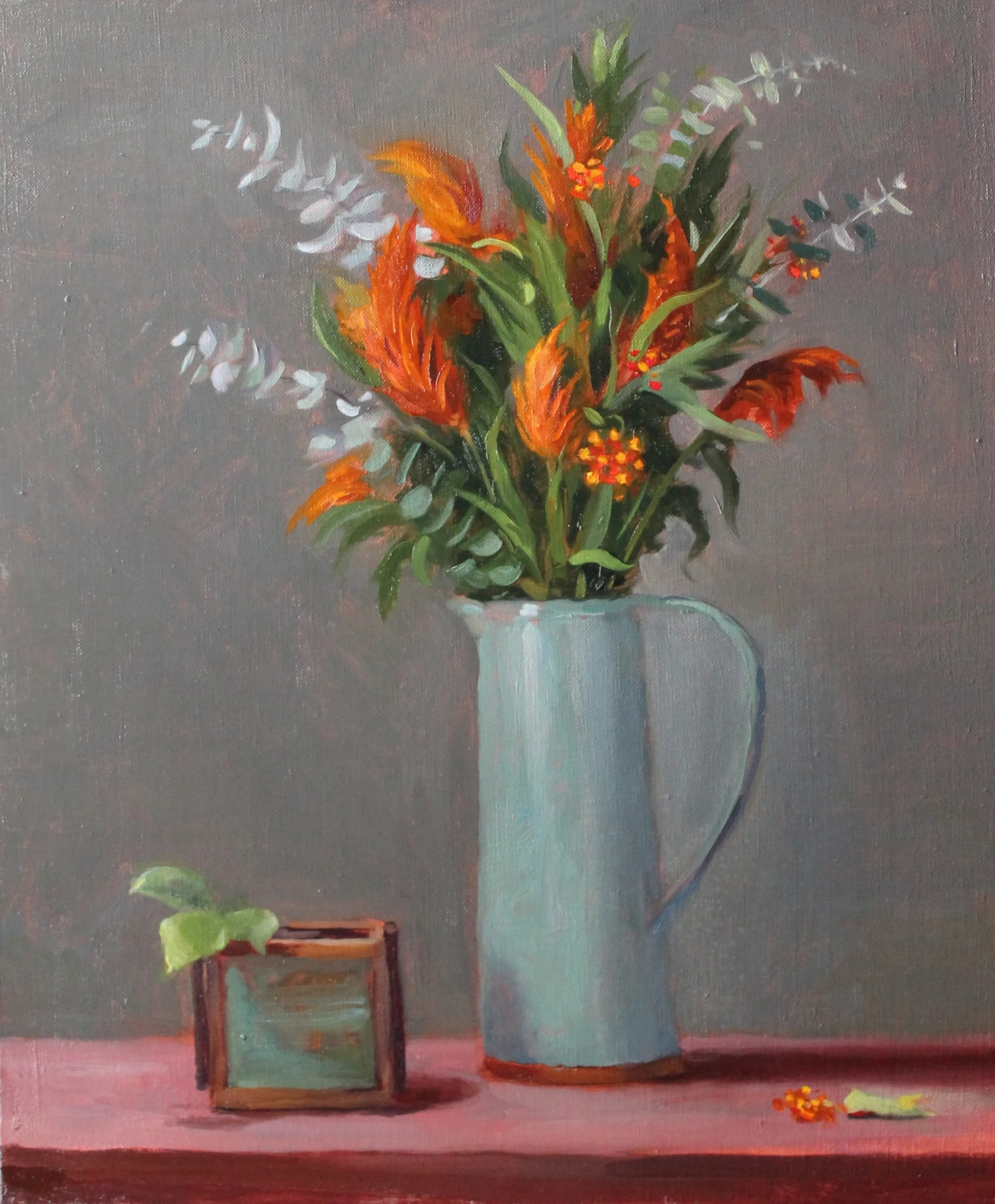 Floral in Blue Pitcher 20X24 Oil (2).jpg