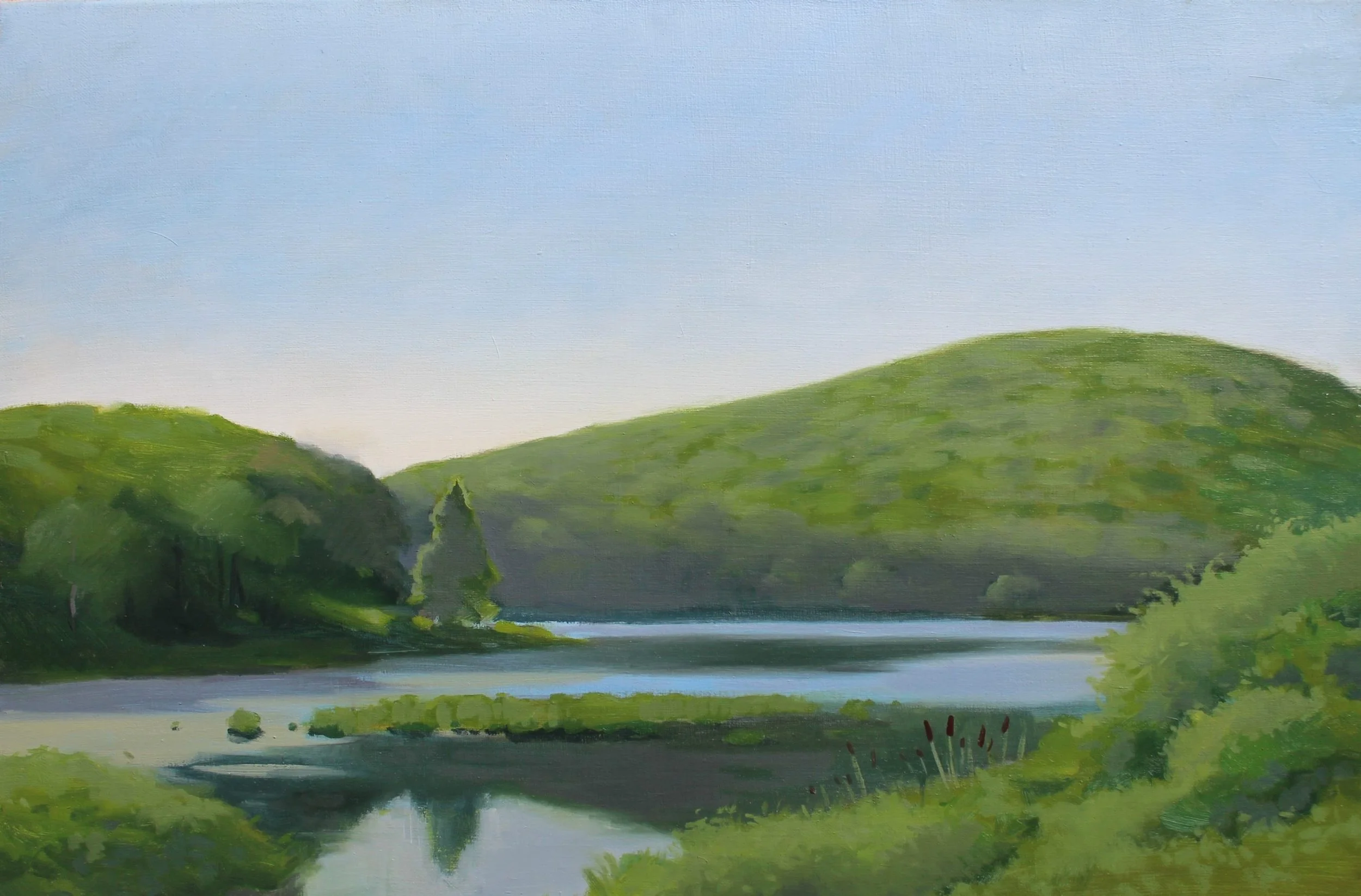 Pond at Silvermine 24X36 Oil.jpg