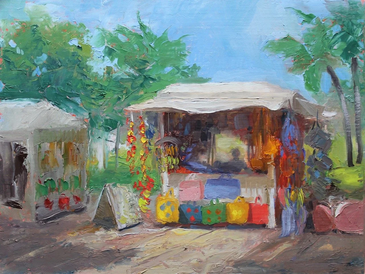 the-vendor-in-cozumel-12x16 -Oil.jpg