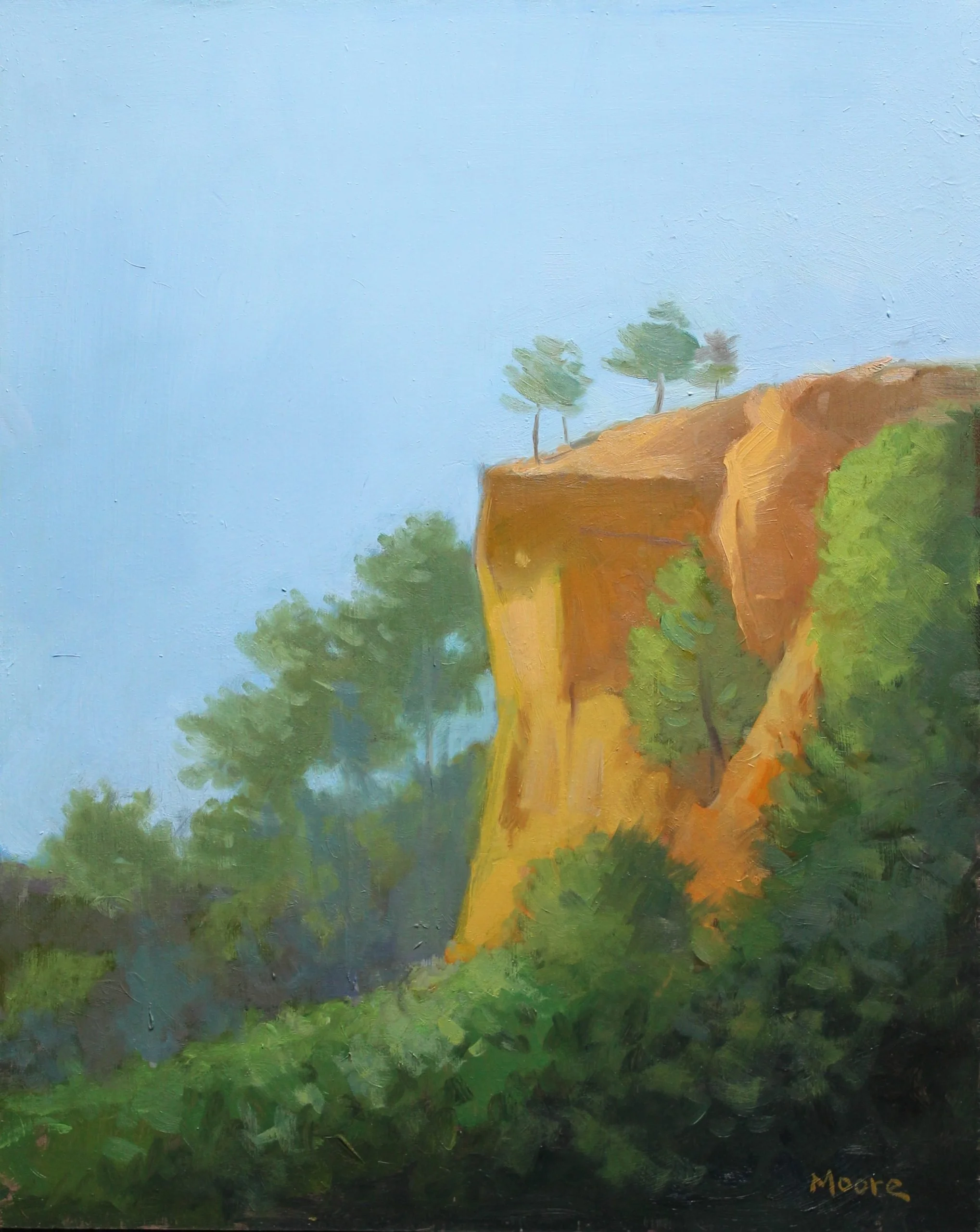 Ochre Cliffs At Roussillion