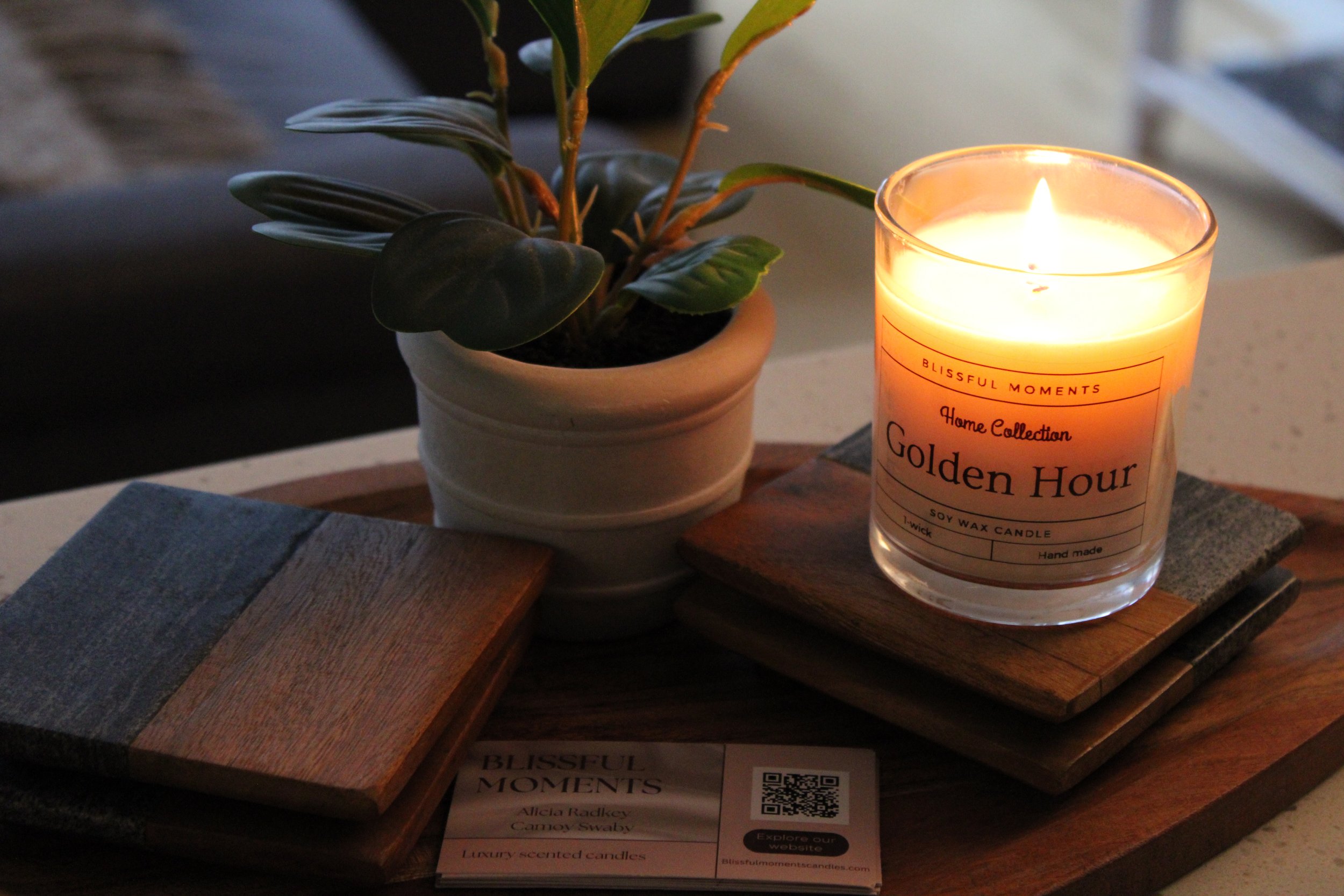 Soy wax candle- Golden hour