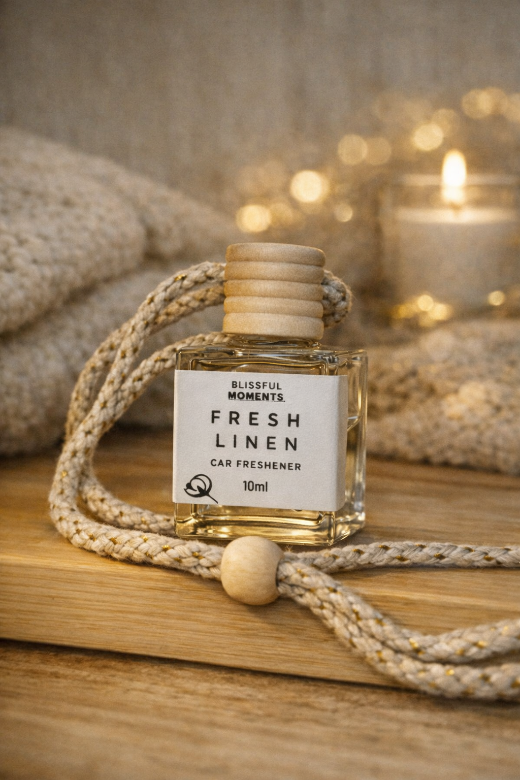 Oil infused car freshener- Fresh Linen