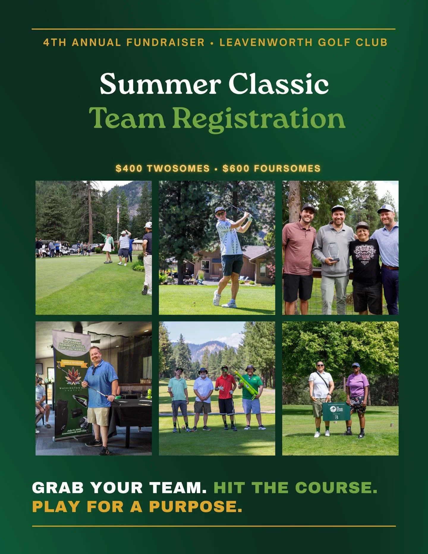 ⛳ Tee time is calling &mdash; and this year it means something bigger than just a good round.

The 4th Annual Summer Classic is back at Leavenworth Golf Club and we want YOU on the course! Whether you&rsquo;re a scratch golfer or someone who just lov