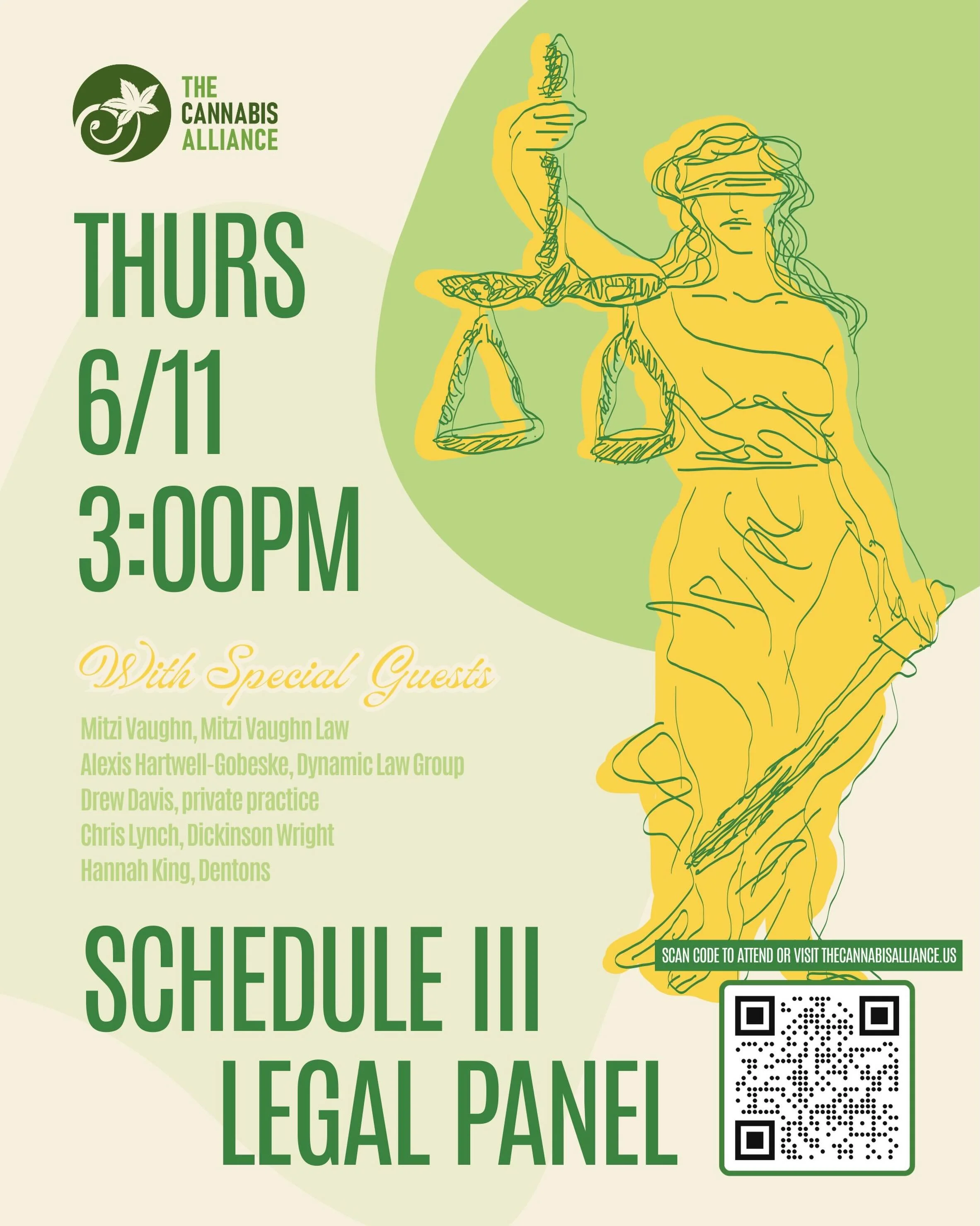 Join us live today, June 11, at 3:00pm pst, via Zoom, for a Schedule III Legal Panel: What Washington Businesses Need to Decide Before the Window Closes

Link in bio!