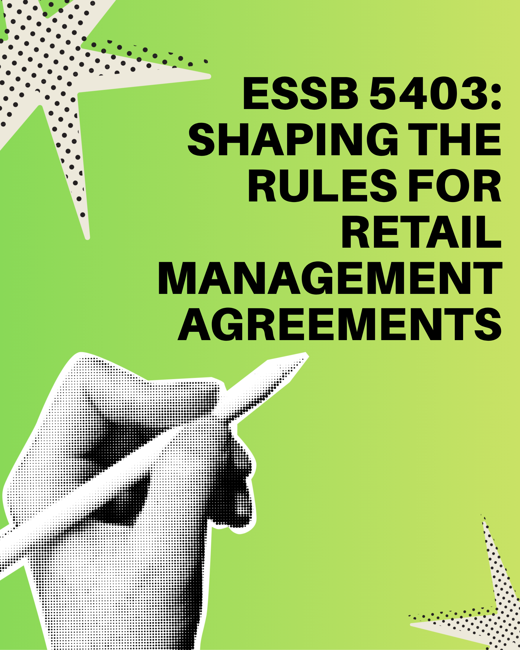 ESSB 5403: Shaping the Rules for Retail Management Agreements