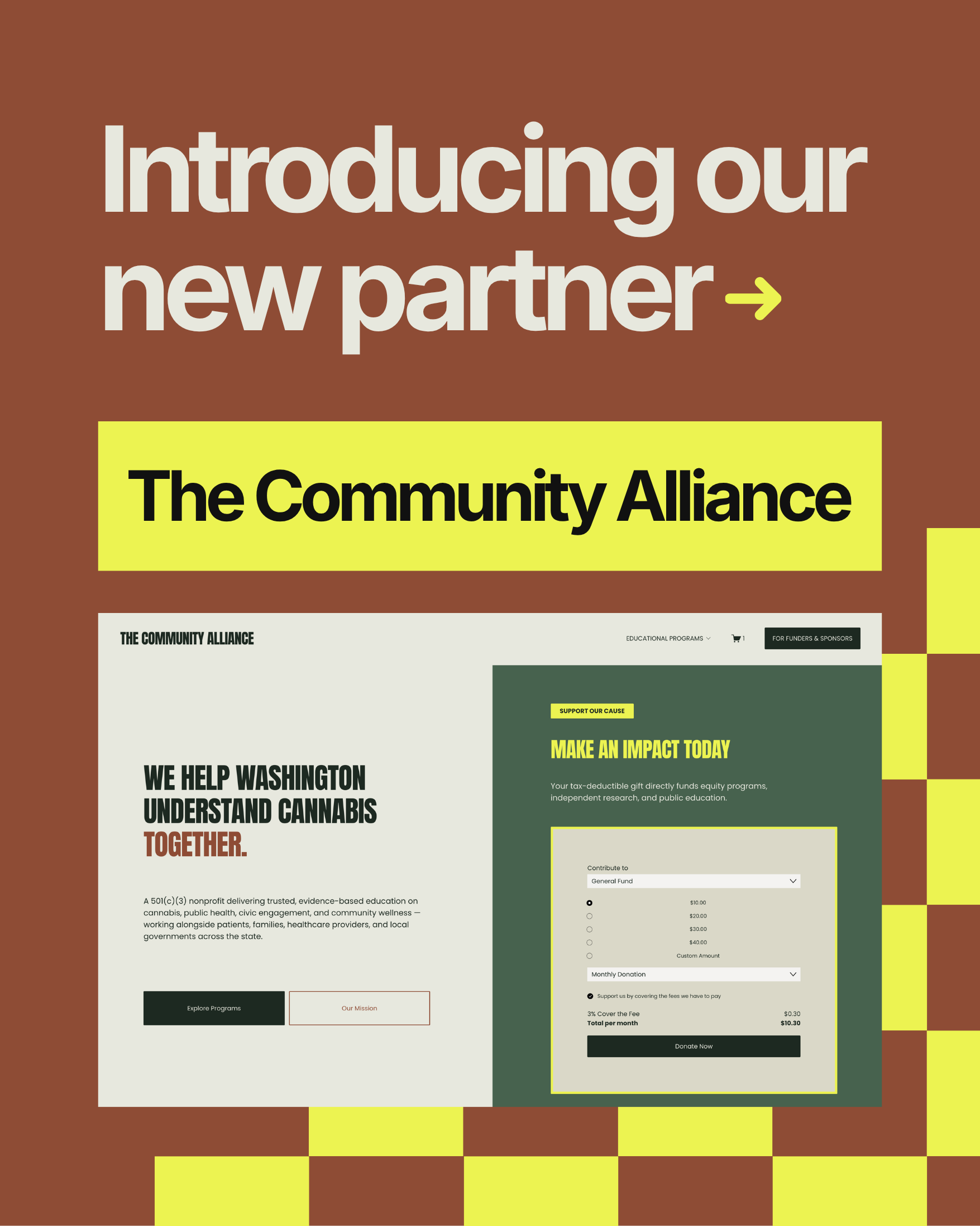 Introducing Our New Partner: The Community Alliance