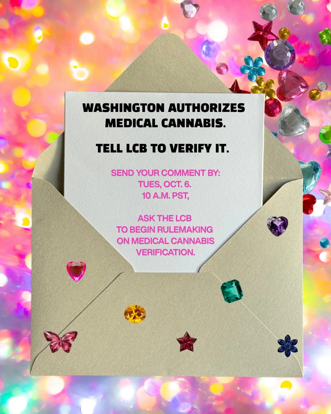 Washington licenses medical cannabis businesses. Those businesses should be able to document what the state authorizes them to do.

On October 7, the LCB Board considers our petition for a Medical Cannabis Participation Verification process. Staff re