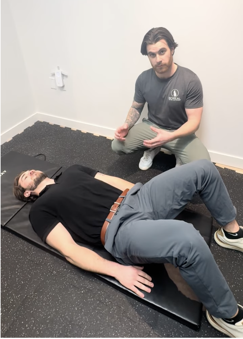 Core Control + Glute Bridging Progression