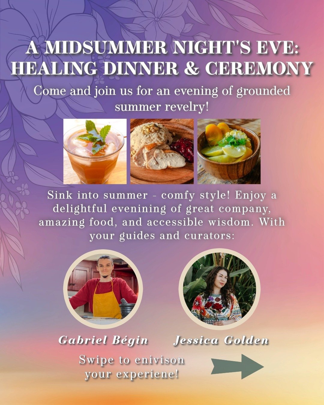 Summer is a lull, and it's easy to get sunburned and eat to excess without really nourishing yourself. Come and learn a new way to enjoy summer! That way, when fall comes and things get busy you'll be well resourced and ready to jump back in - rather
