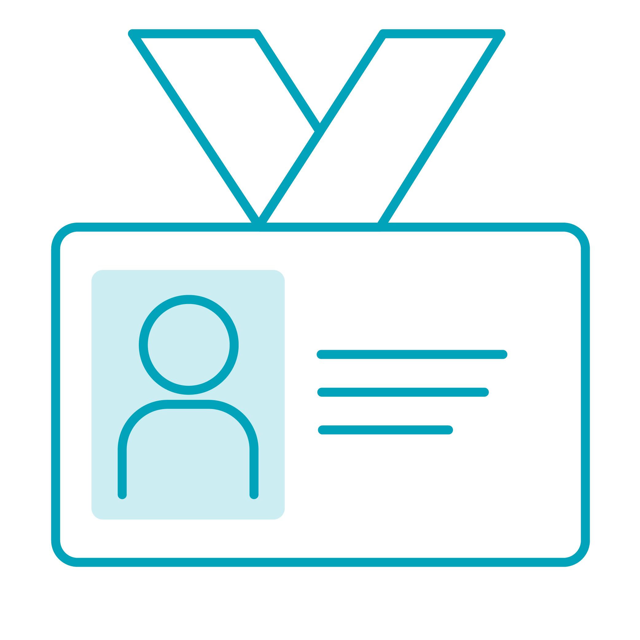 An illustration of a badge