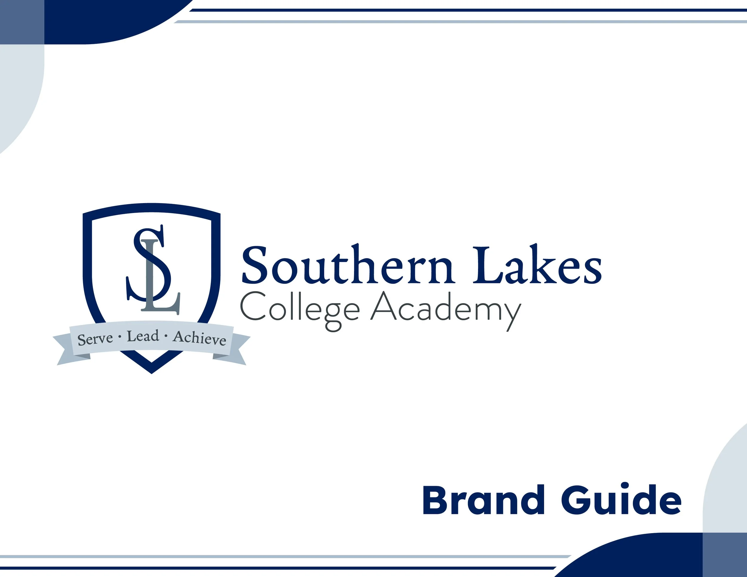 Southern Lakes College Academy Brand Guide Cover