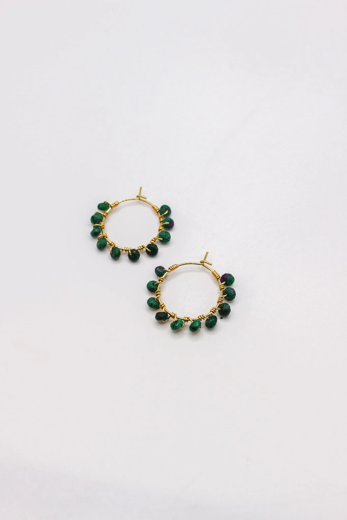 Green and purple hoops