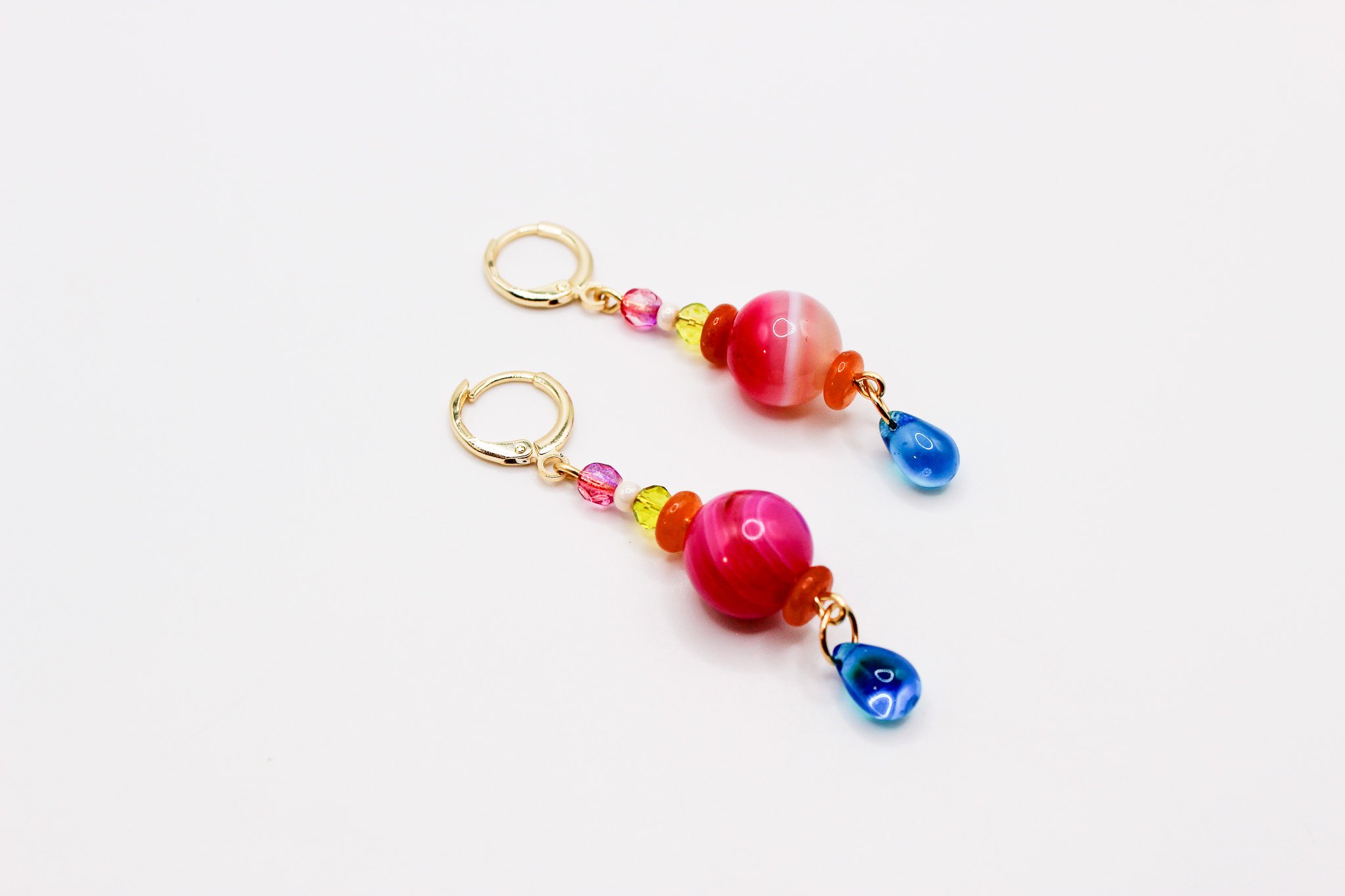 Pink and Blue Dangle