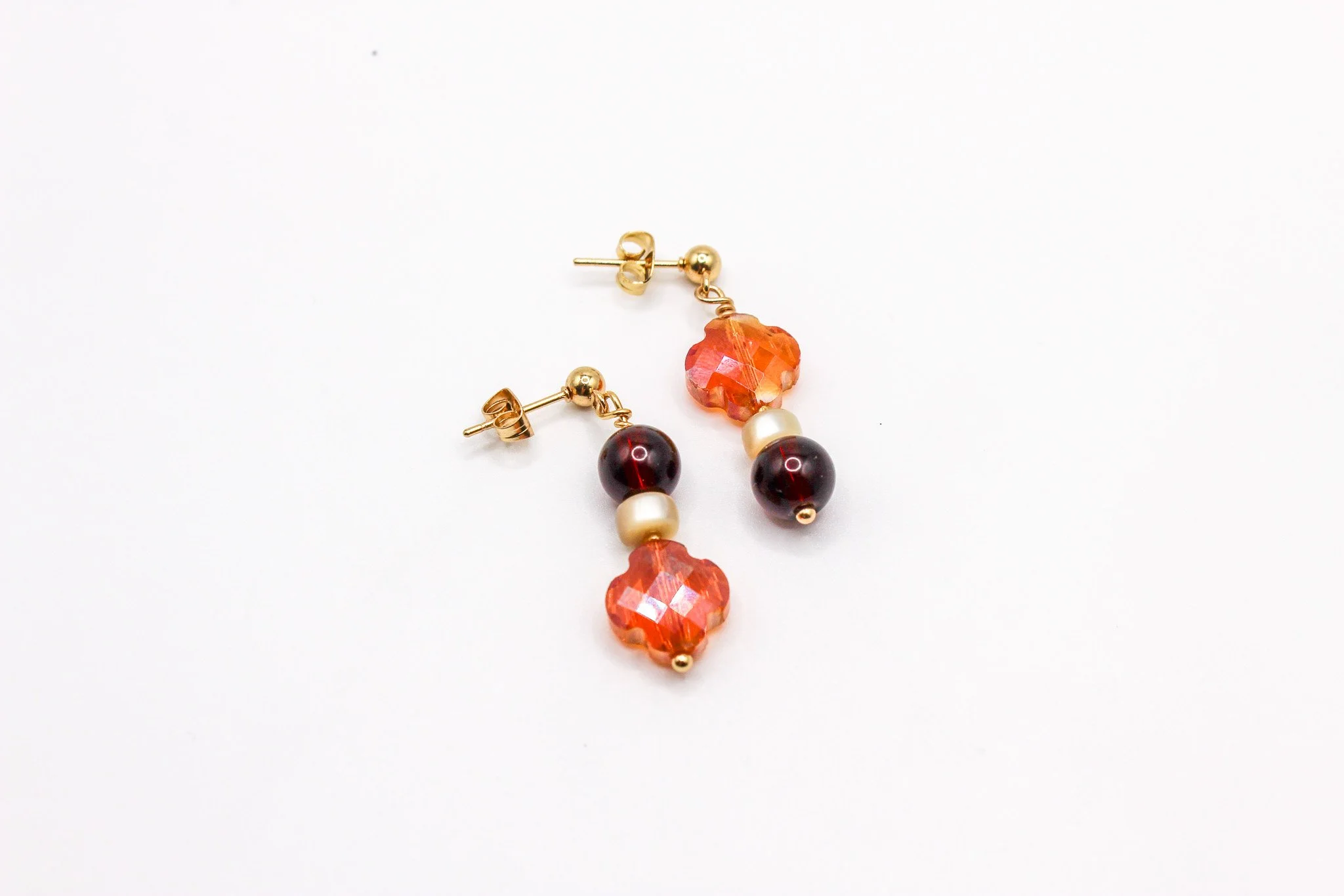 Orange and Red Asymmetrical