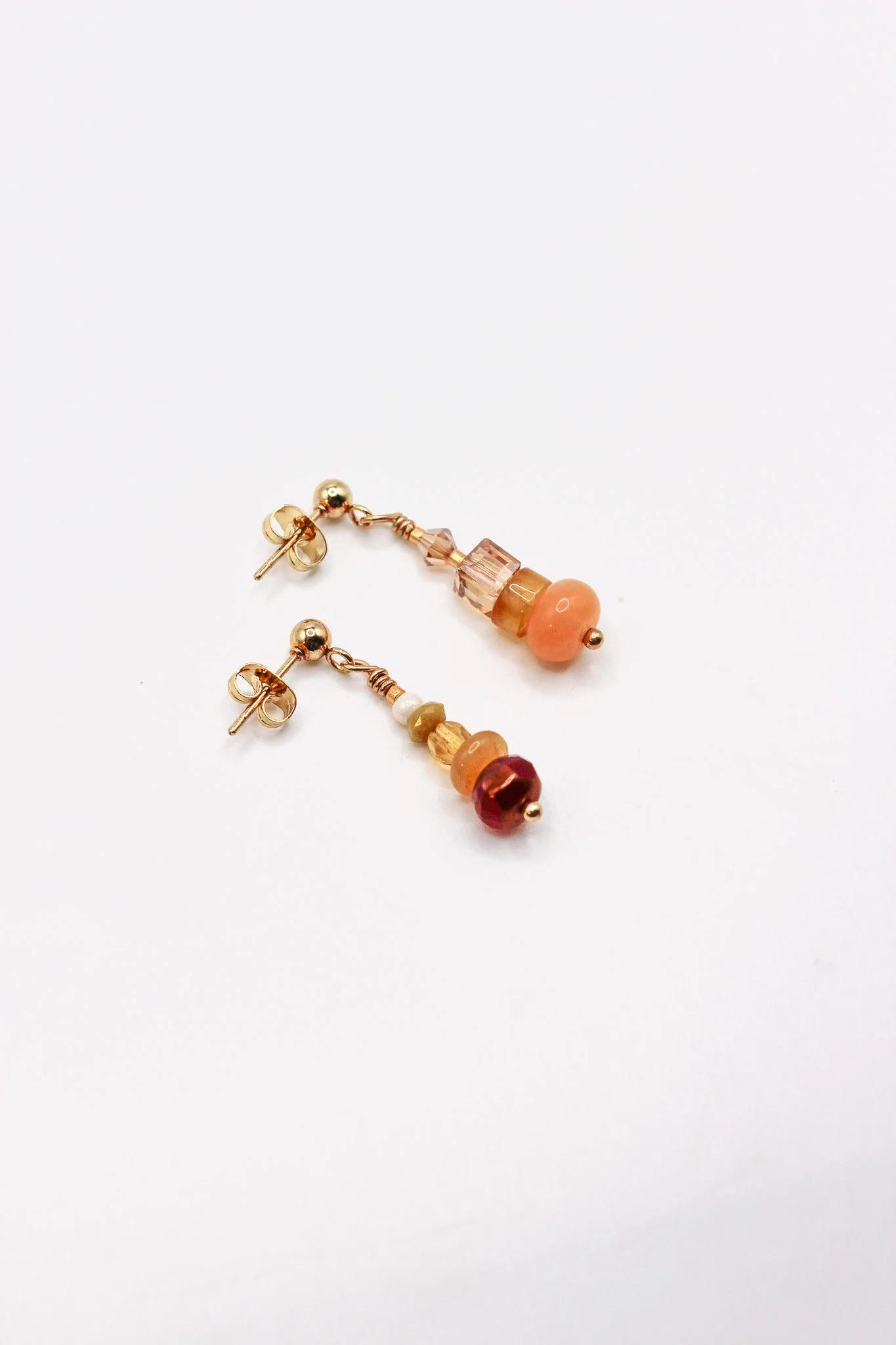 Orange and Brown Asymmetrical