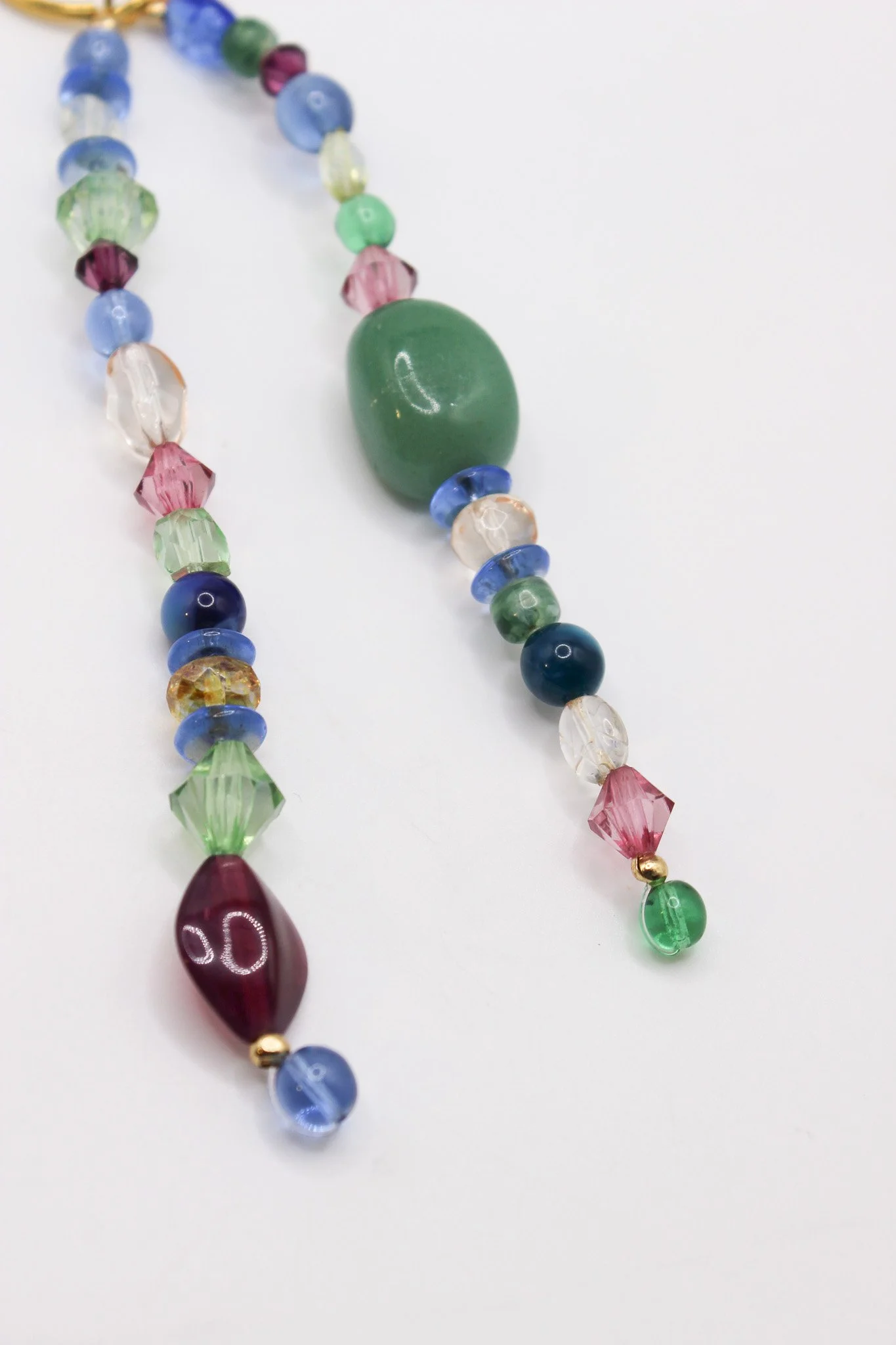 Green, Blue, and Lavender Purse Charm