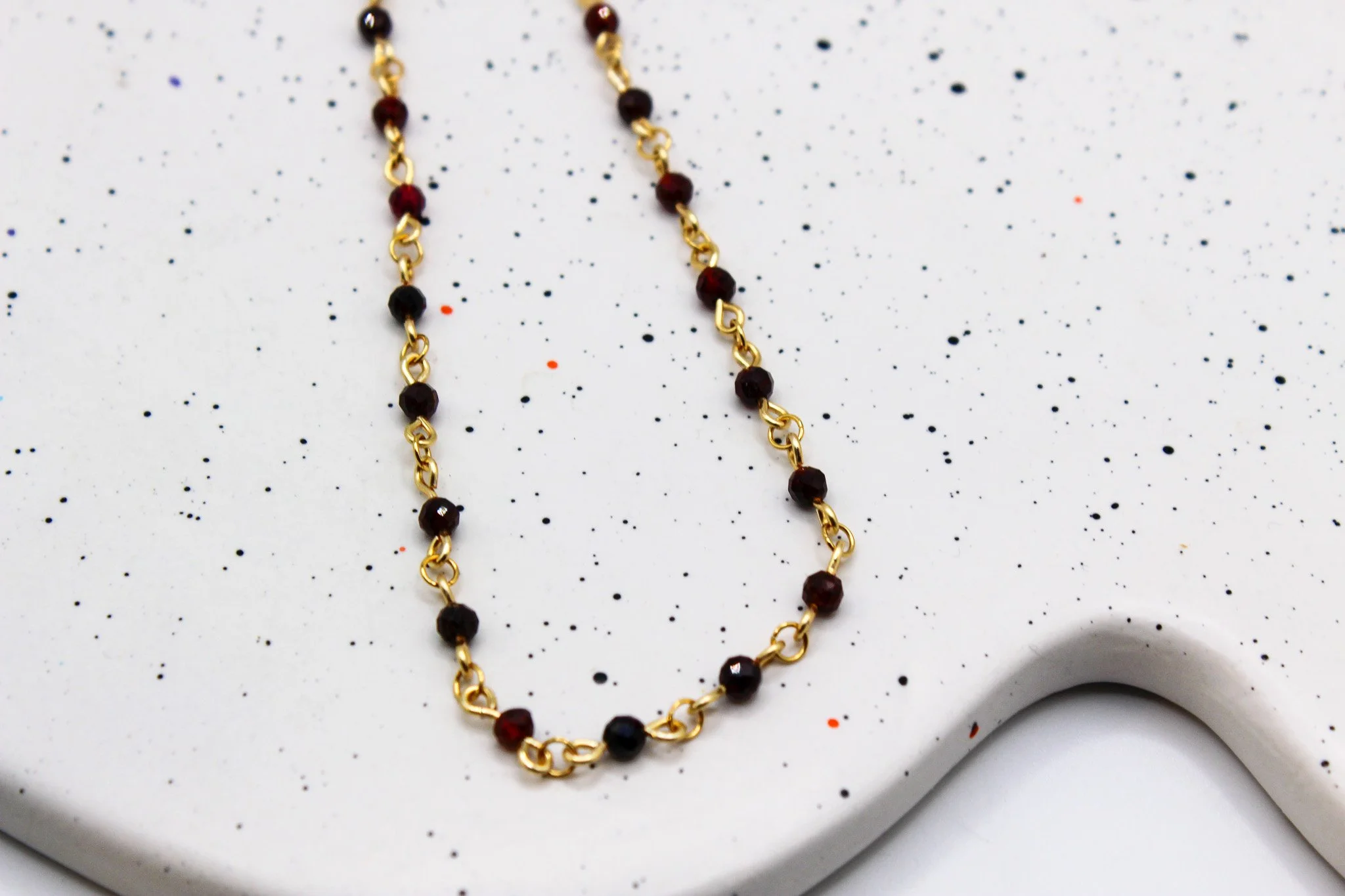 Burgundy Necklace