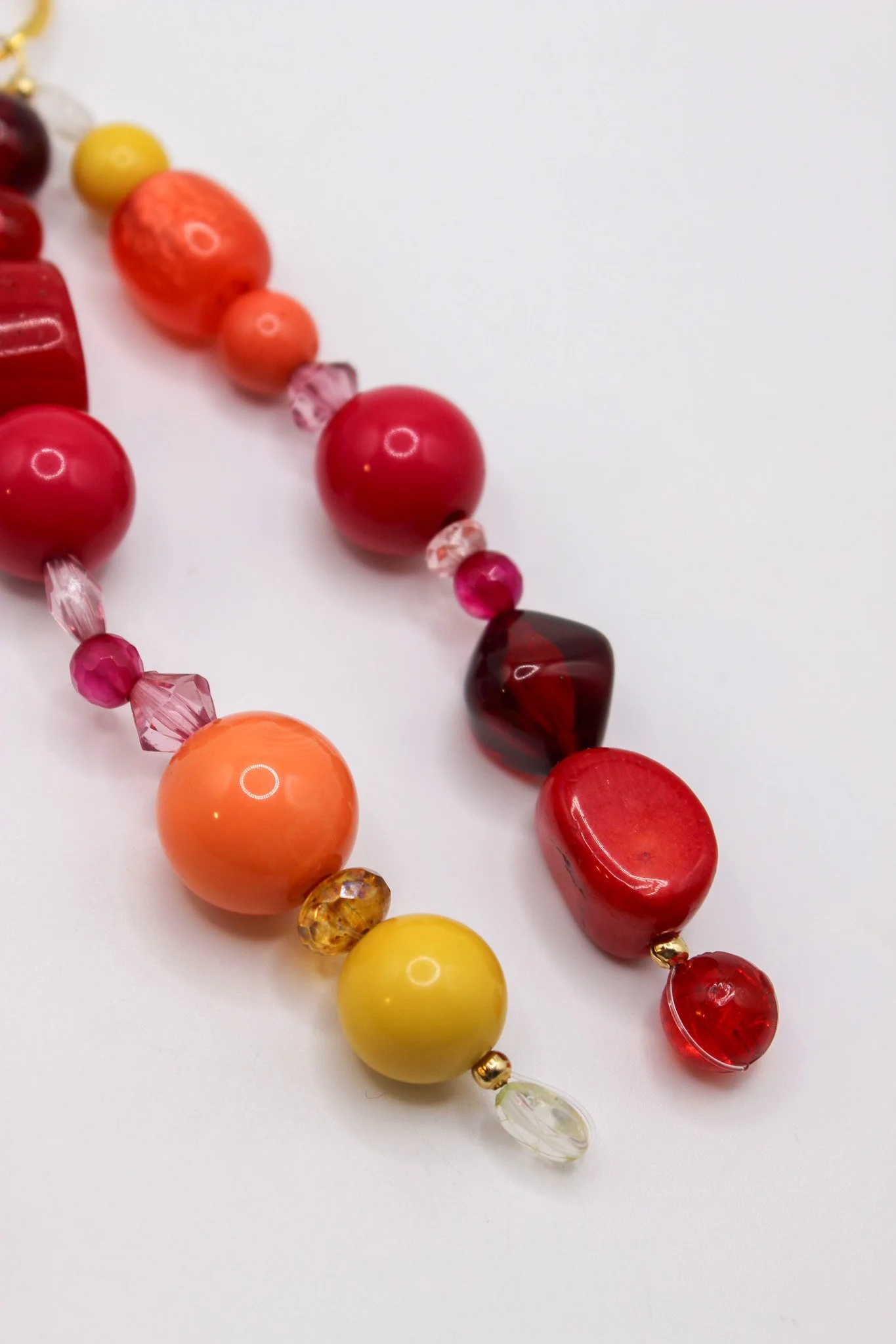 Orange, Yellow, Pink Purse Charm