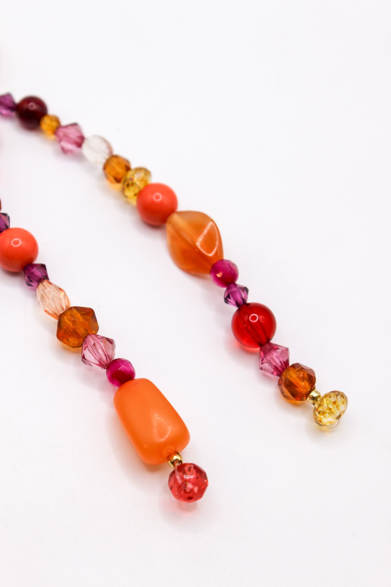 Orange, Pink, Red Purse Charm