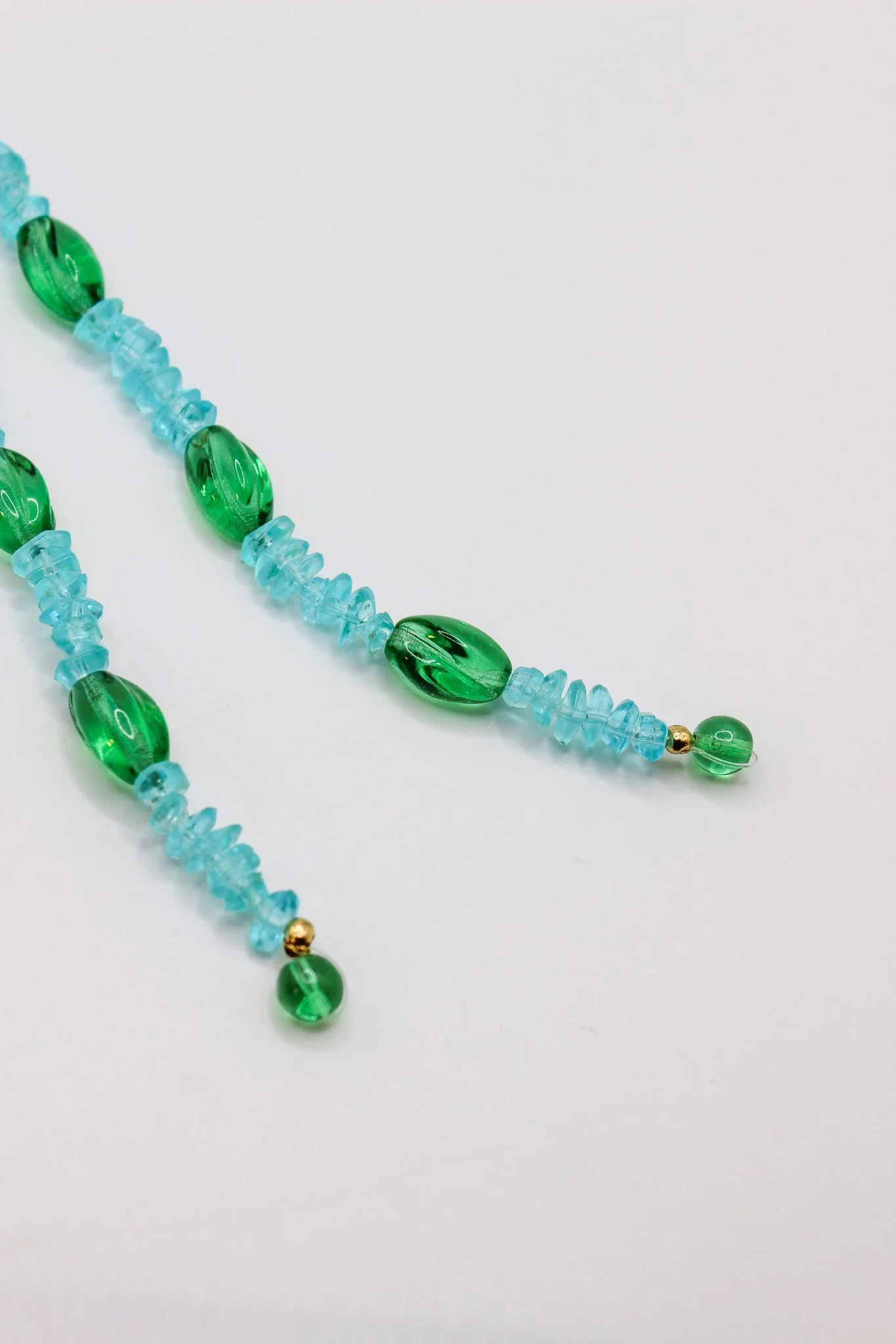 Blue and Green Purse Charm