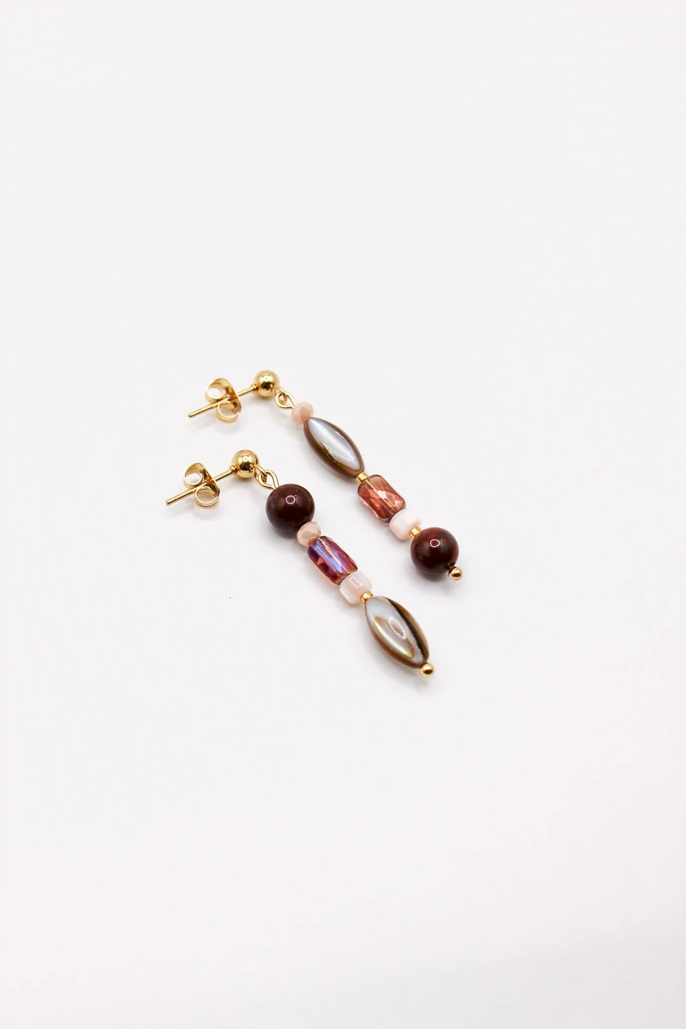 Purple and Brown Asymmetrical