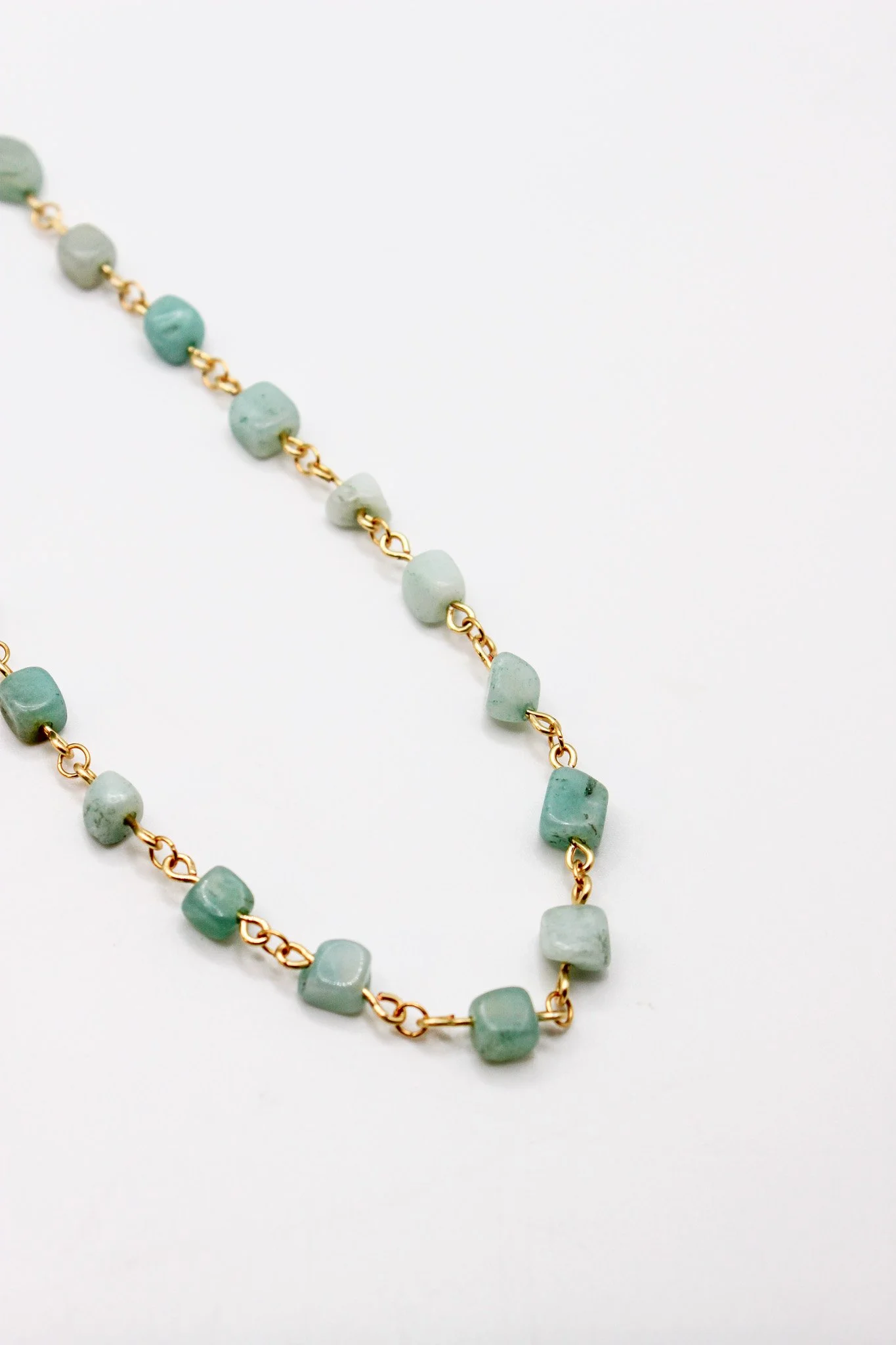 Blue Pebble Necklace