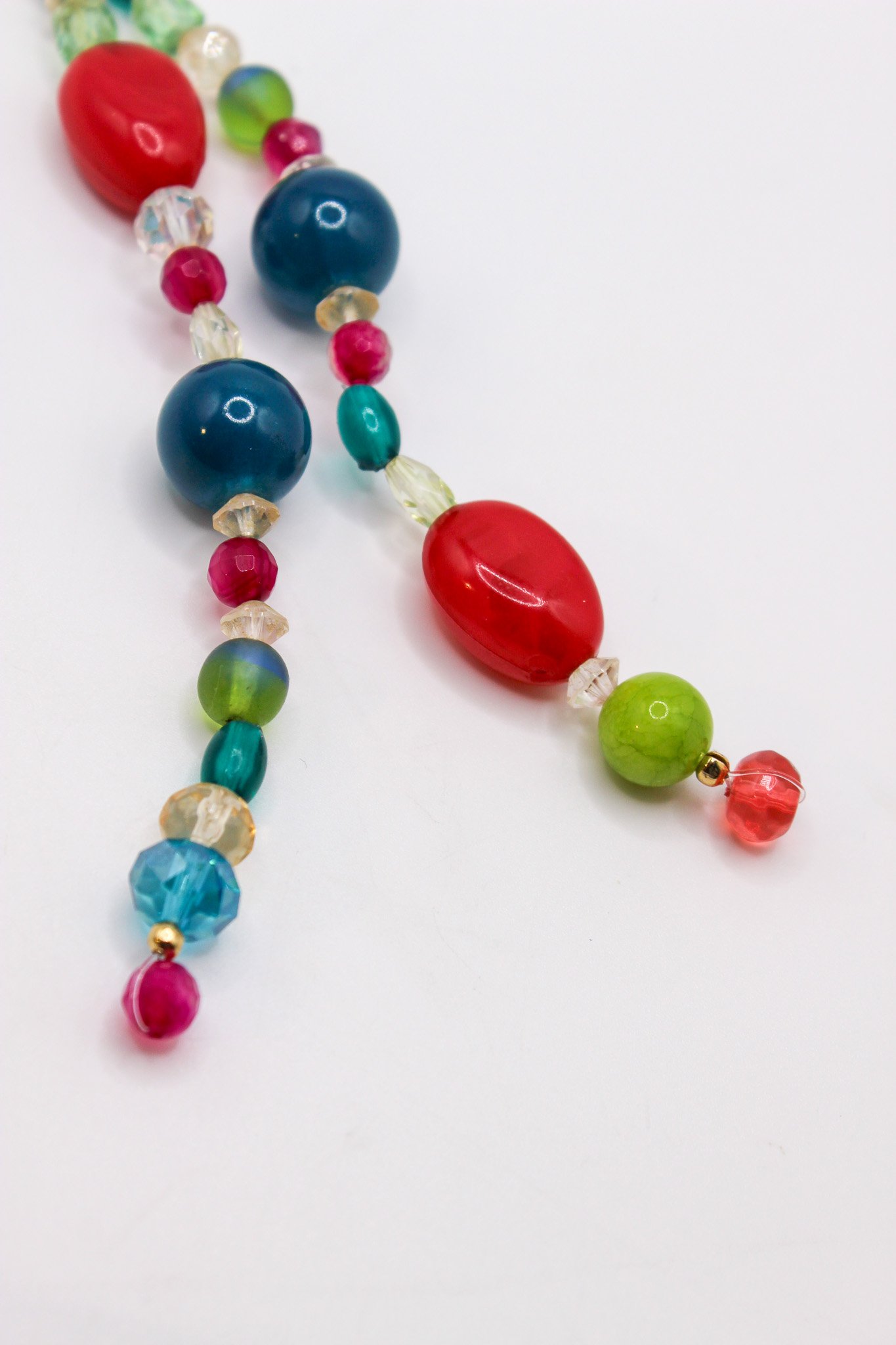 Pink, Turquoise, and Green Purse Charm