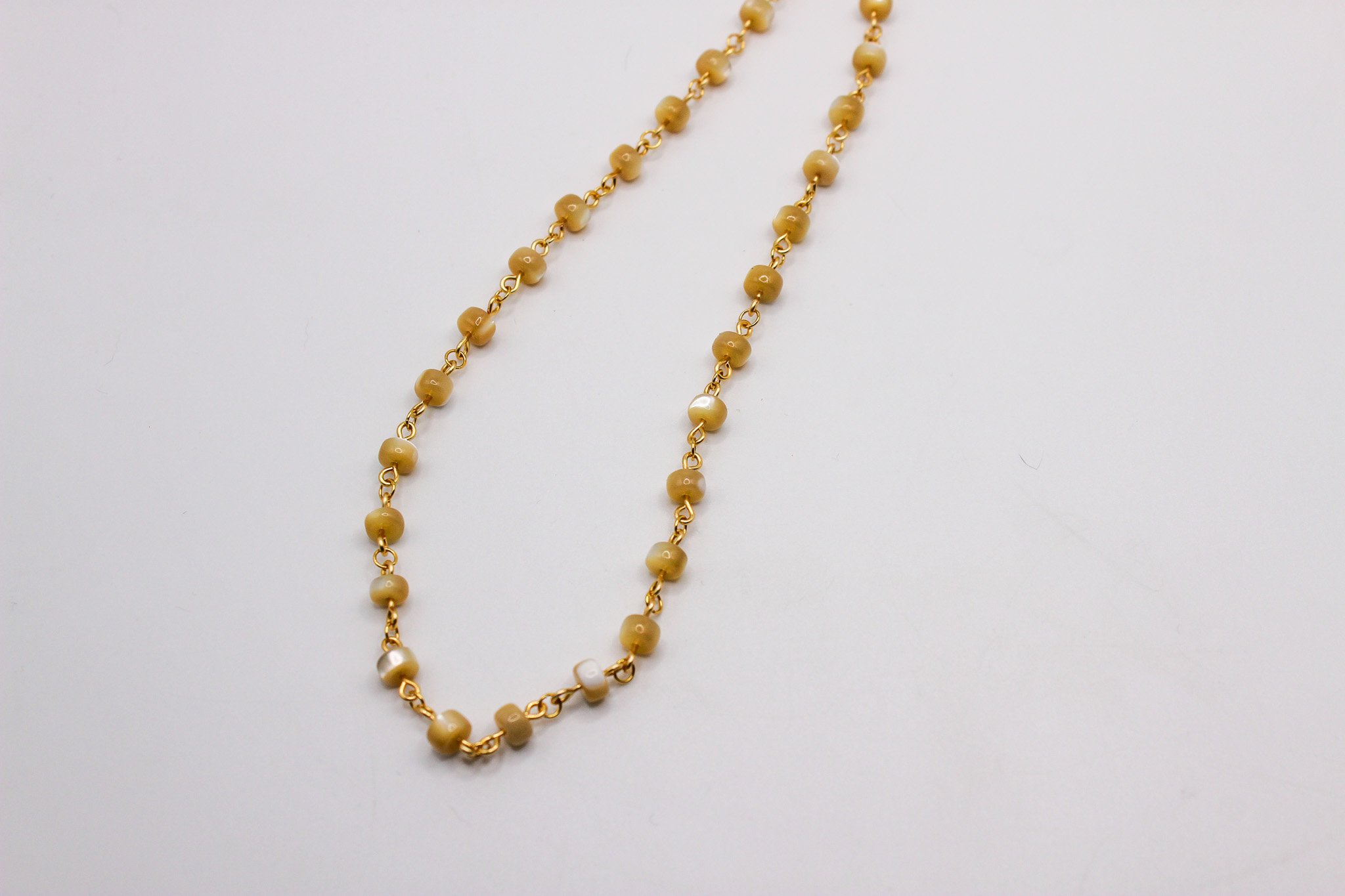 Gold Pearl Necklace