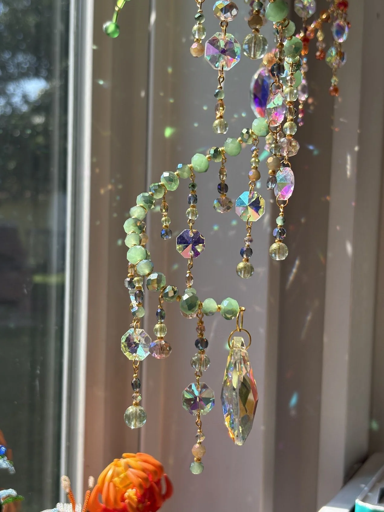 Green Sun Catcher
