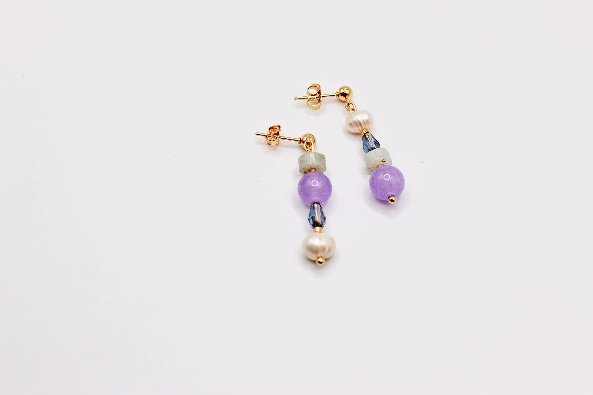 Lavender and Pearl Asymmetrical