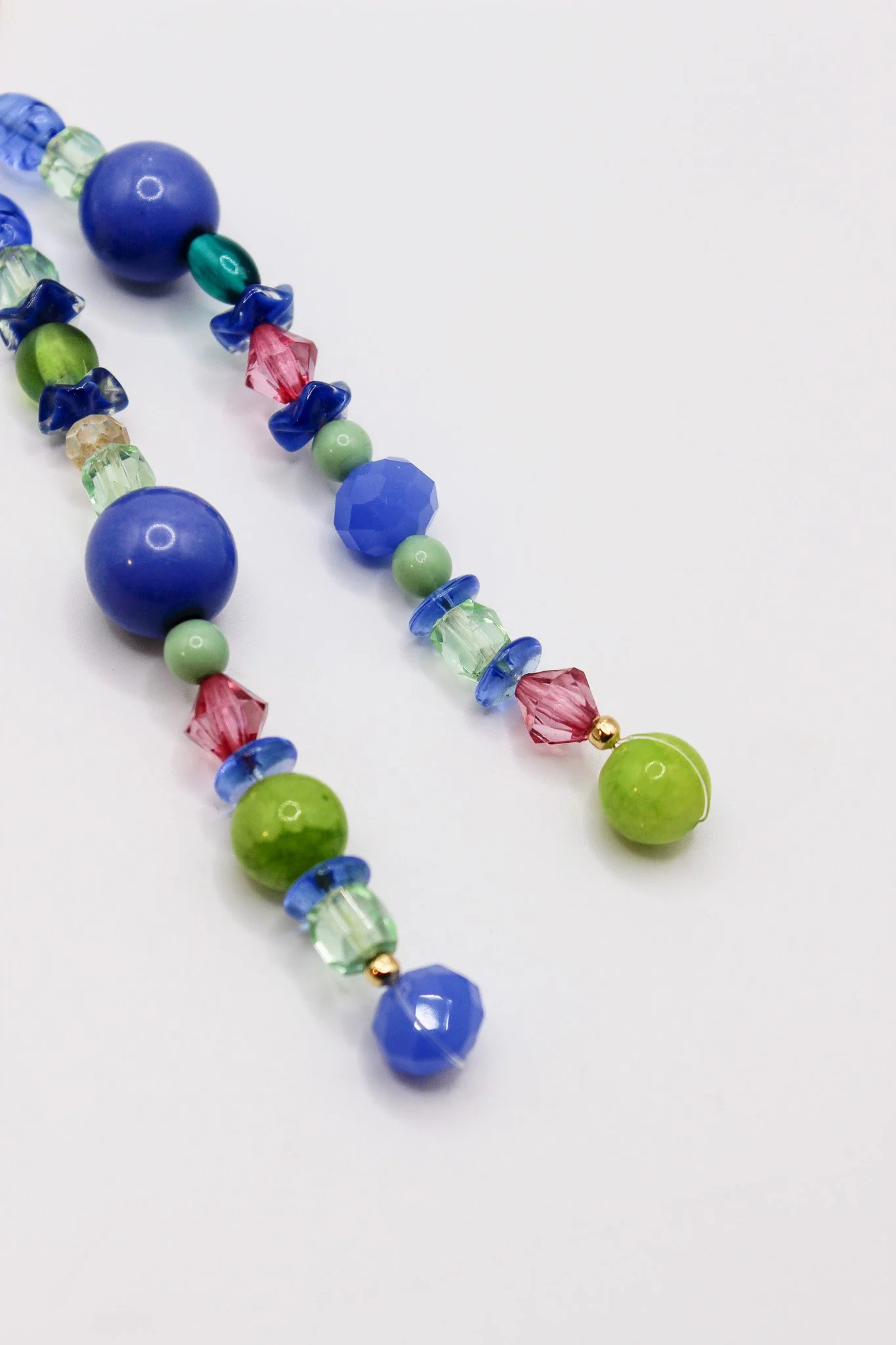 Blue, Green, Pink Purse Charm