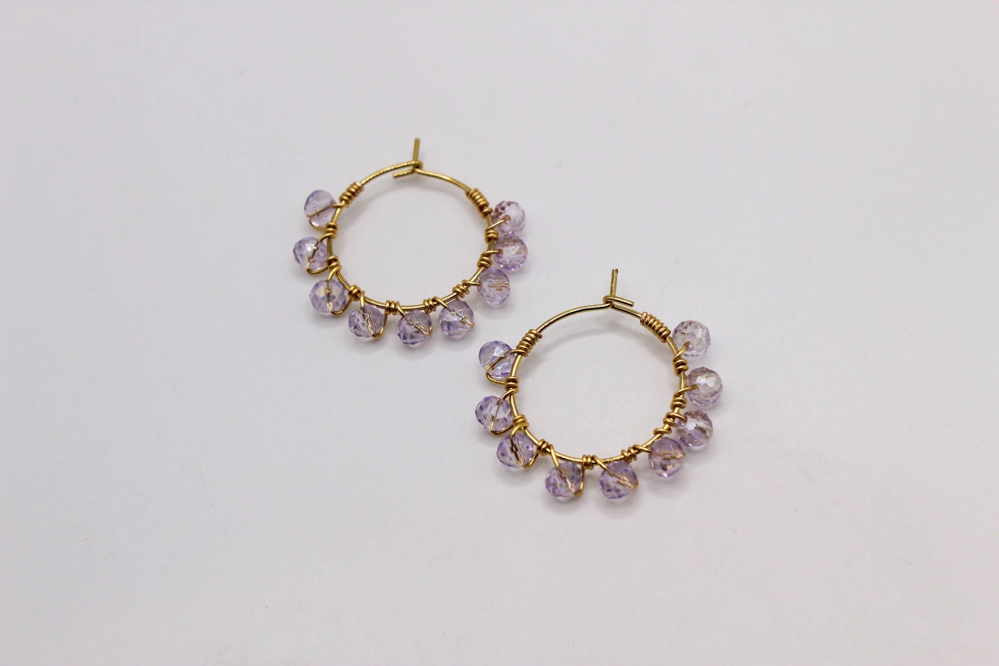 Lavender hoops