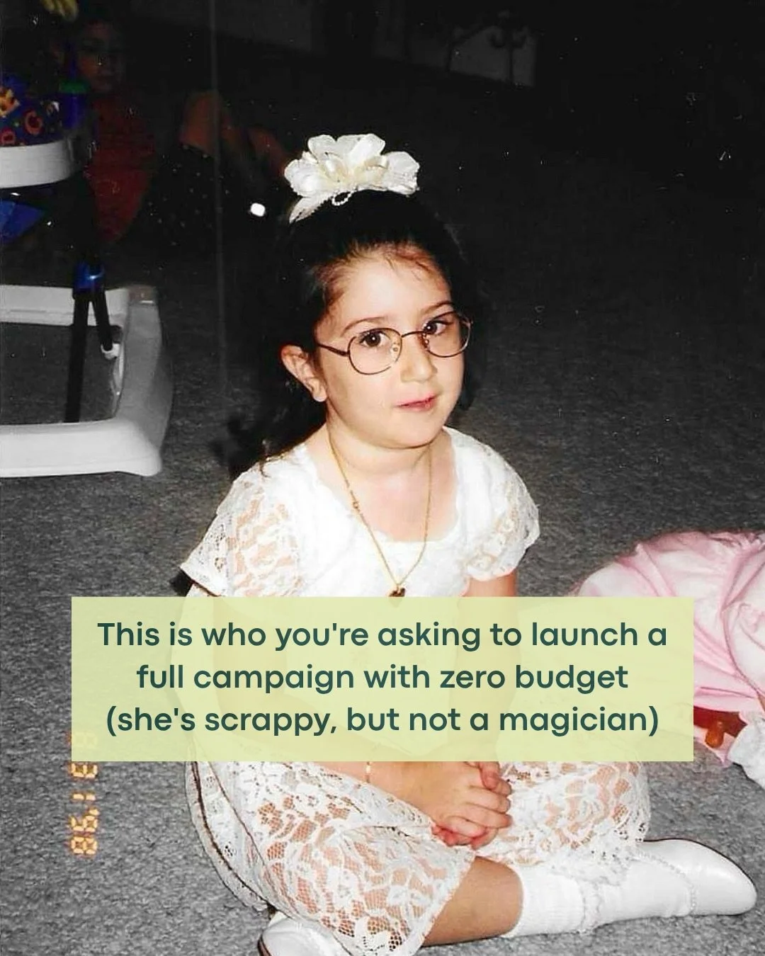 She had no idea she&rsquo;d grow up, start her own business, and spend her days being the marketing brain behind other growing businesses. Not what she planned, but exactly what she loves 🥹