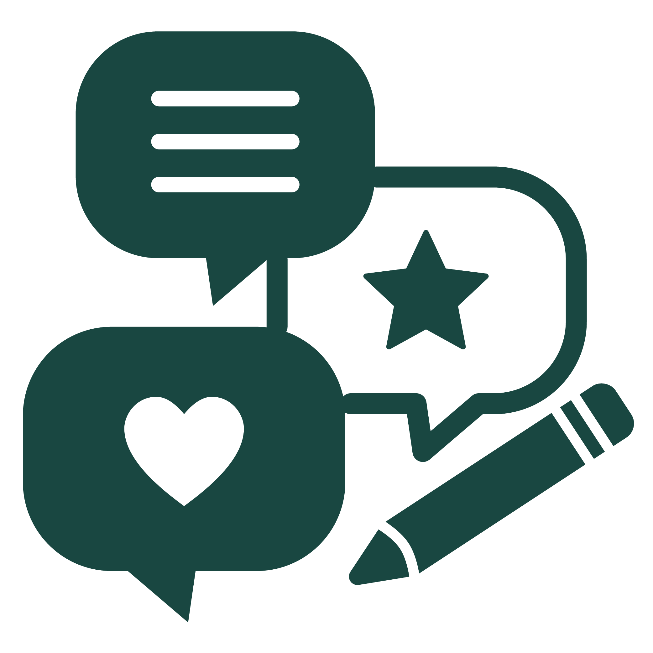 Content development social media icon