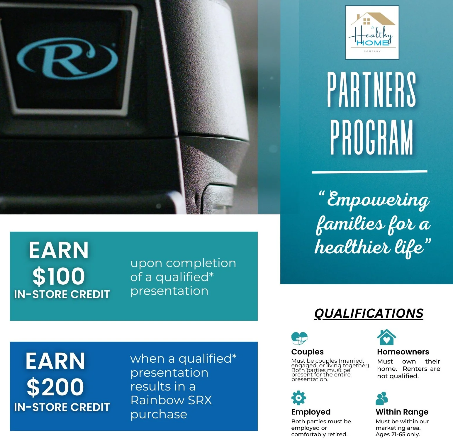 Partners Program Customer Service Program — ahealthyhomecompany.com