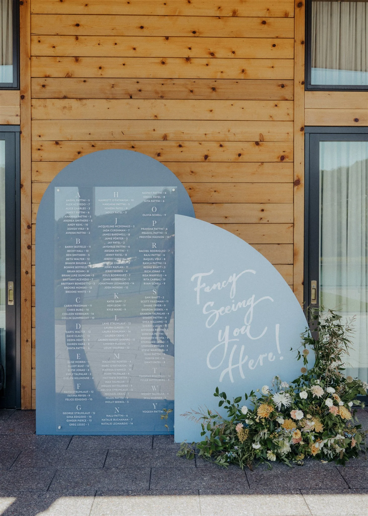 Nashville Wedding Seating Chart Rental — Blue Fish Event Rentals