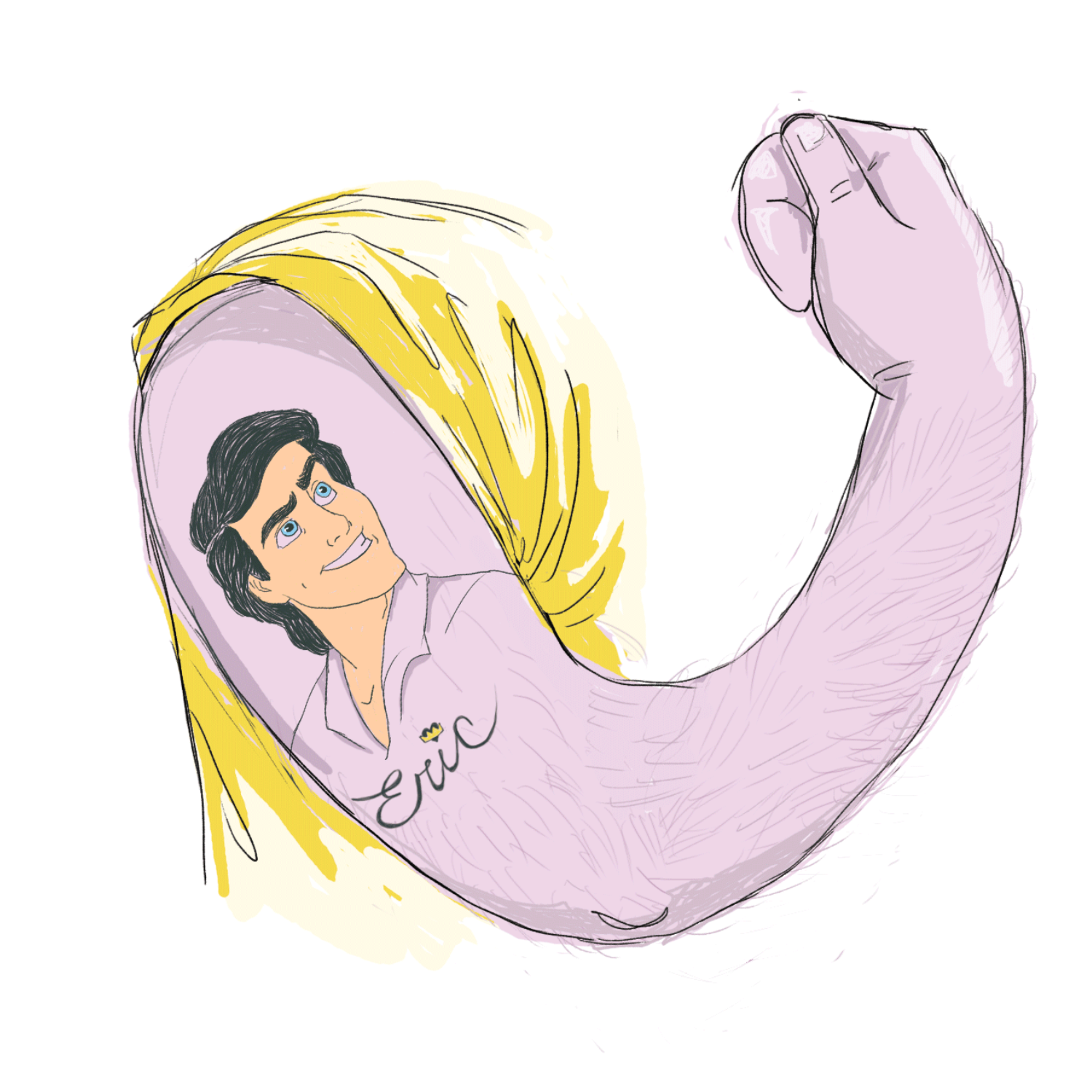 ... get a tattoo of Prince Eric