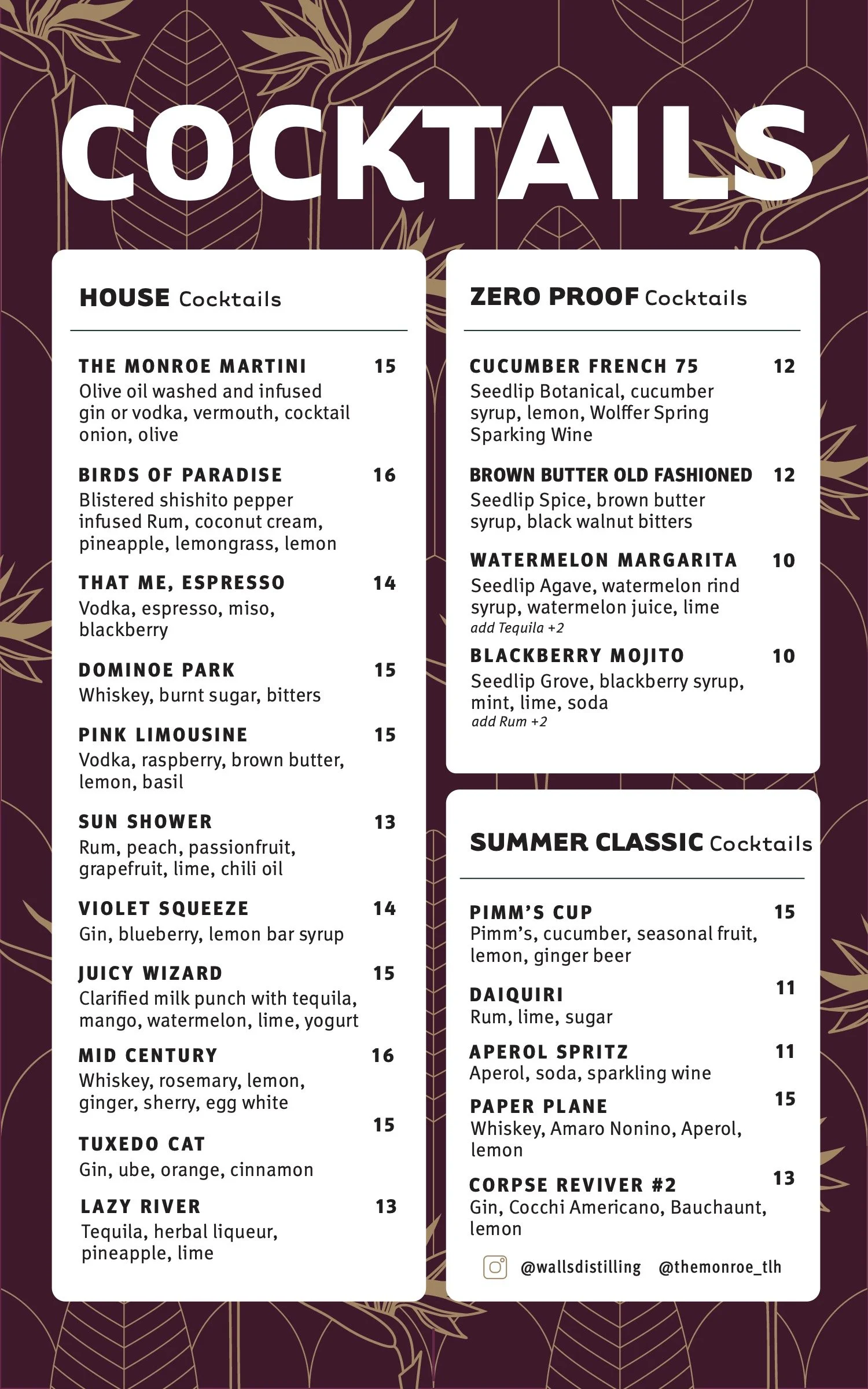 EXCLUSIVE MONROE MENU visual data 7