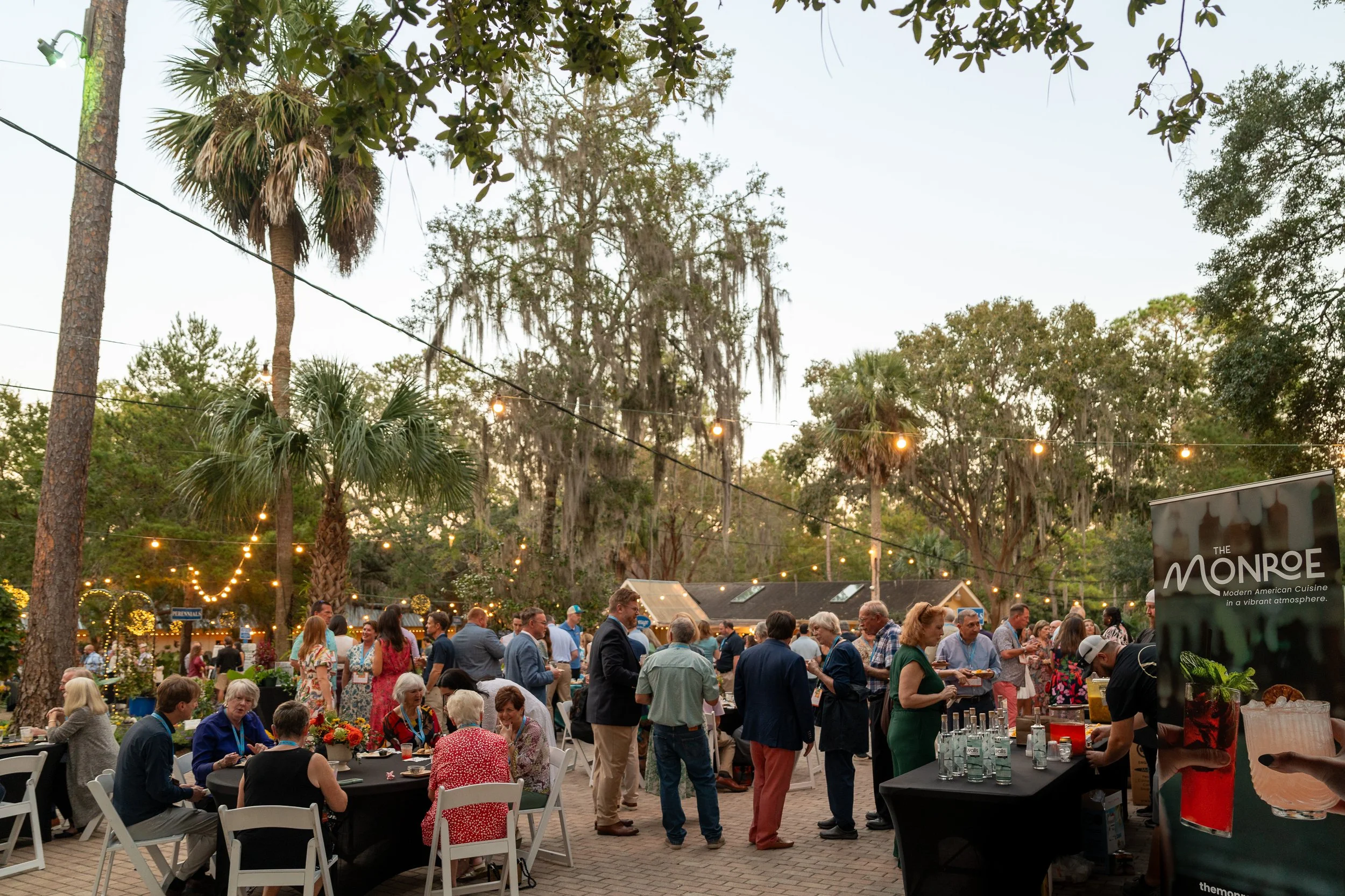An overlook of Tallahassee Nurseries's 2024 Taste in the Garden