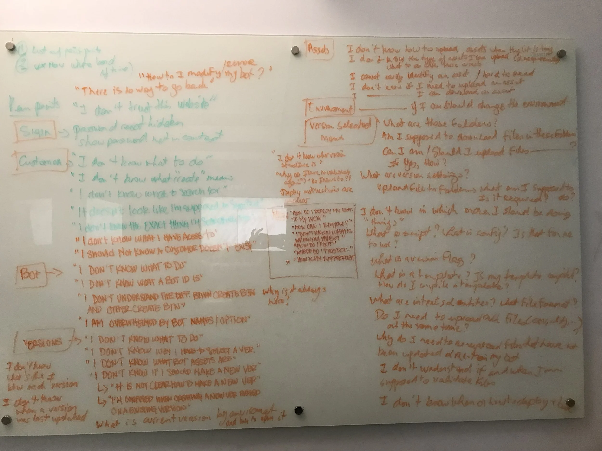 UX Inventory: Pain Points